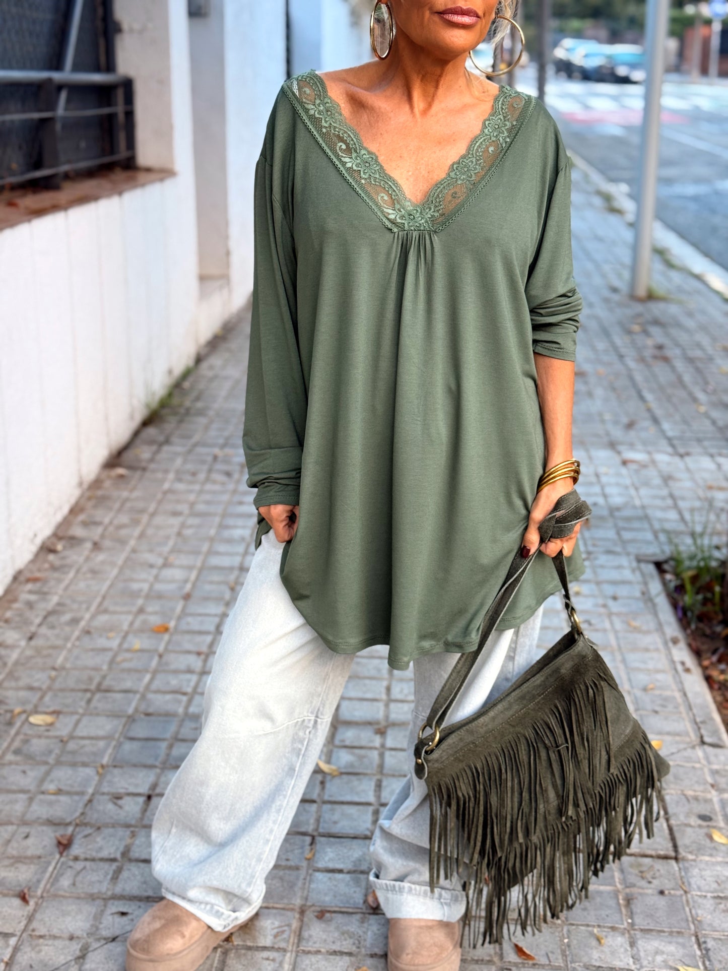 CAMISETA LENCERO SUPER OVERSIZE ESTHER MULTICOLOR