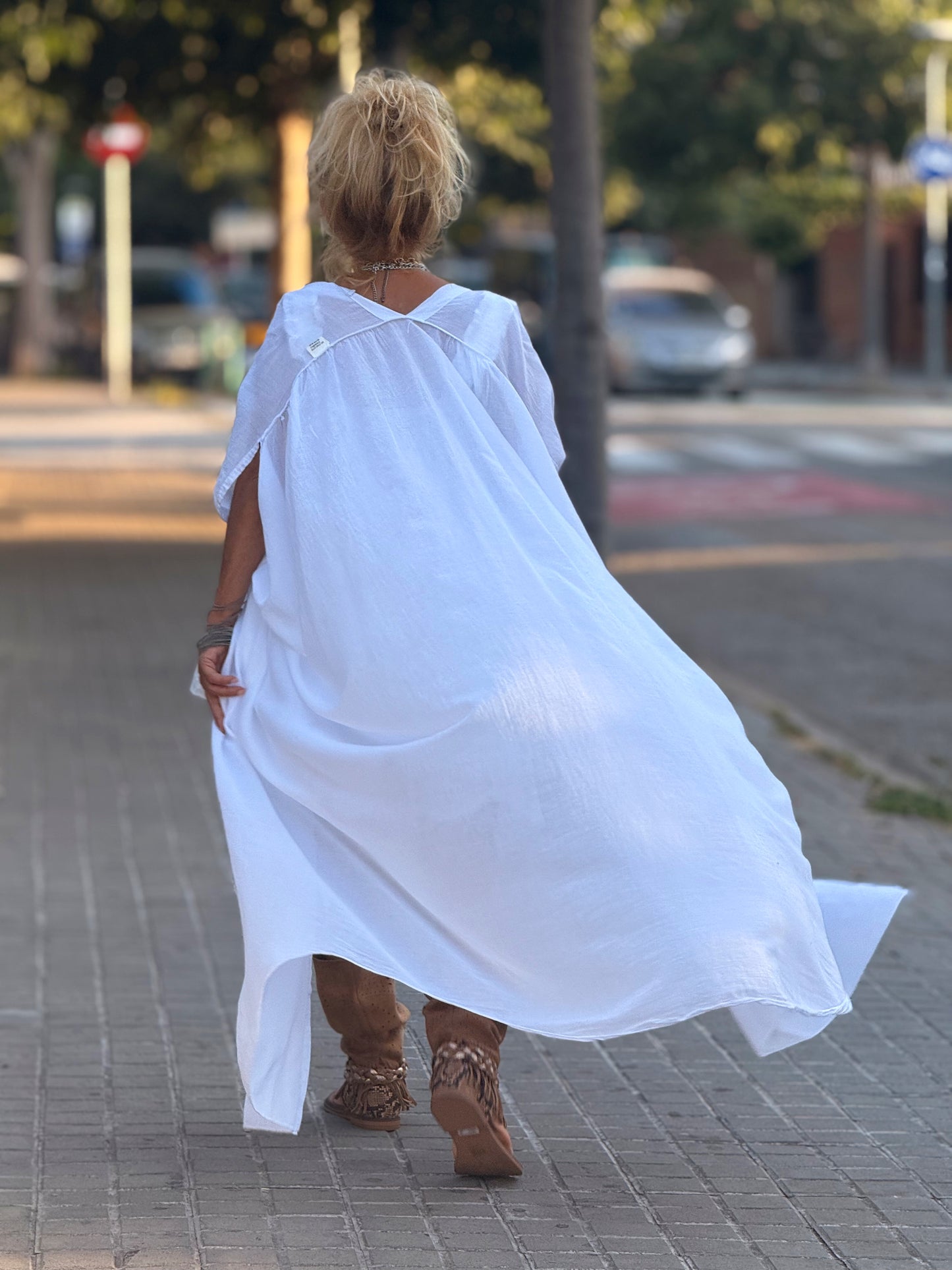 VESTIDO- TÚNICA SUPER OVERSIZE SANDRINE MULTICOLOR
