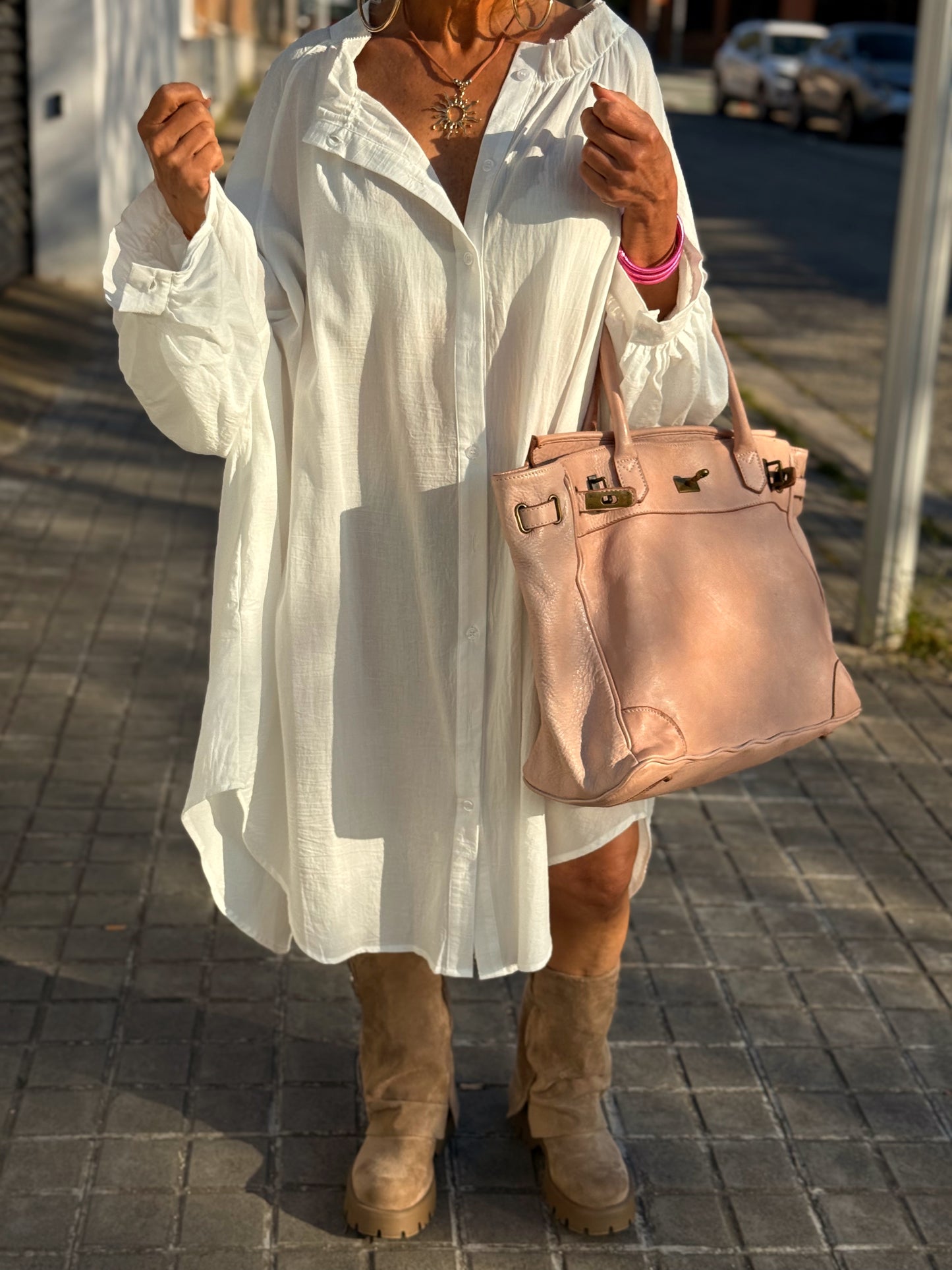 VESTIDO OVERSIZE NINA MULTICOLOR