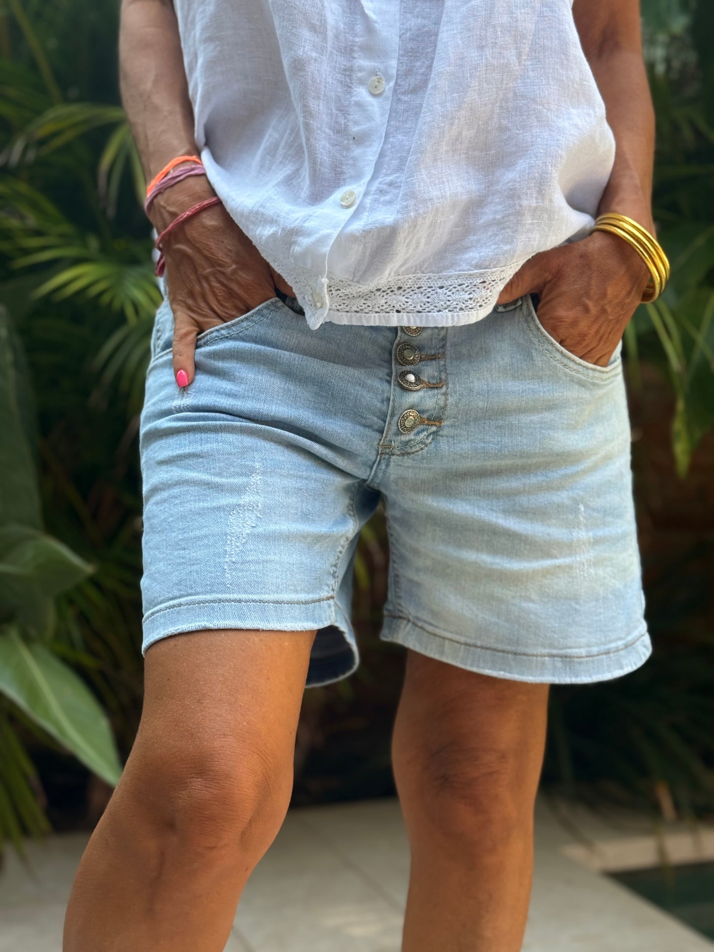 SHORT BIJOUX TEJANO CLARO