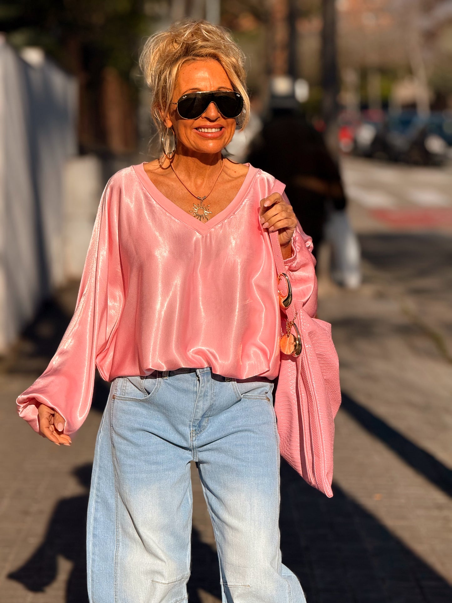 BLUSA OVERSIZE ZIGGY MULTICOLOR