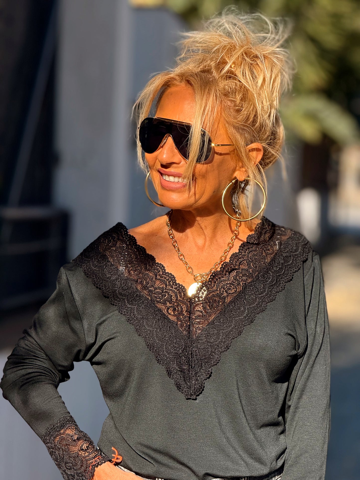 CAMISETA LENCERO SUPER OVERSIZE ANDREA MULTICOLOR