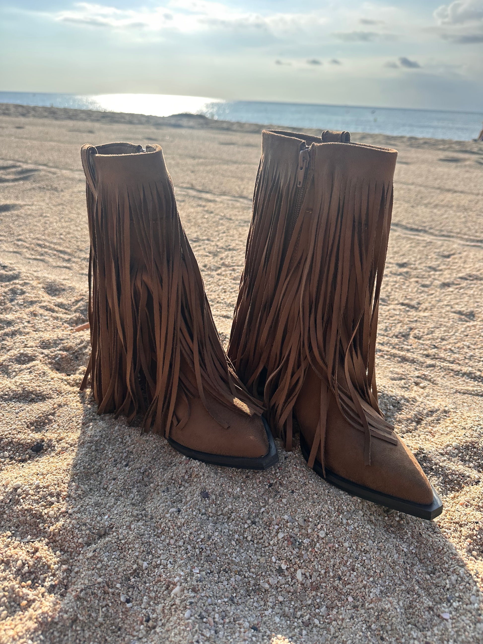 Flecos Botas Camperas De Ante Cowboy Boots Botas Cowboy Mujer