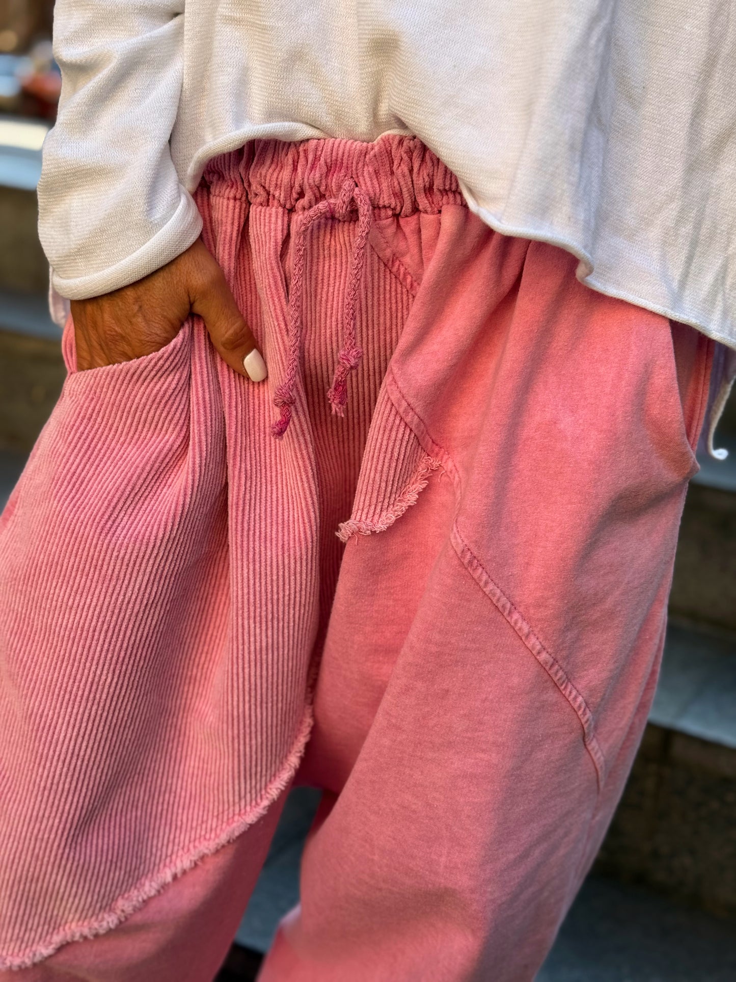 PANTALÓN BAGGY FATIMA FUCSIA