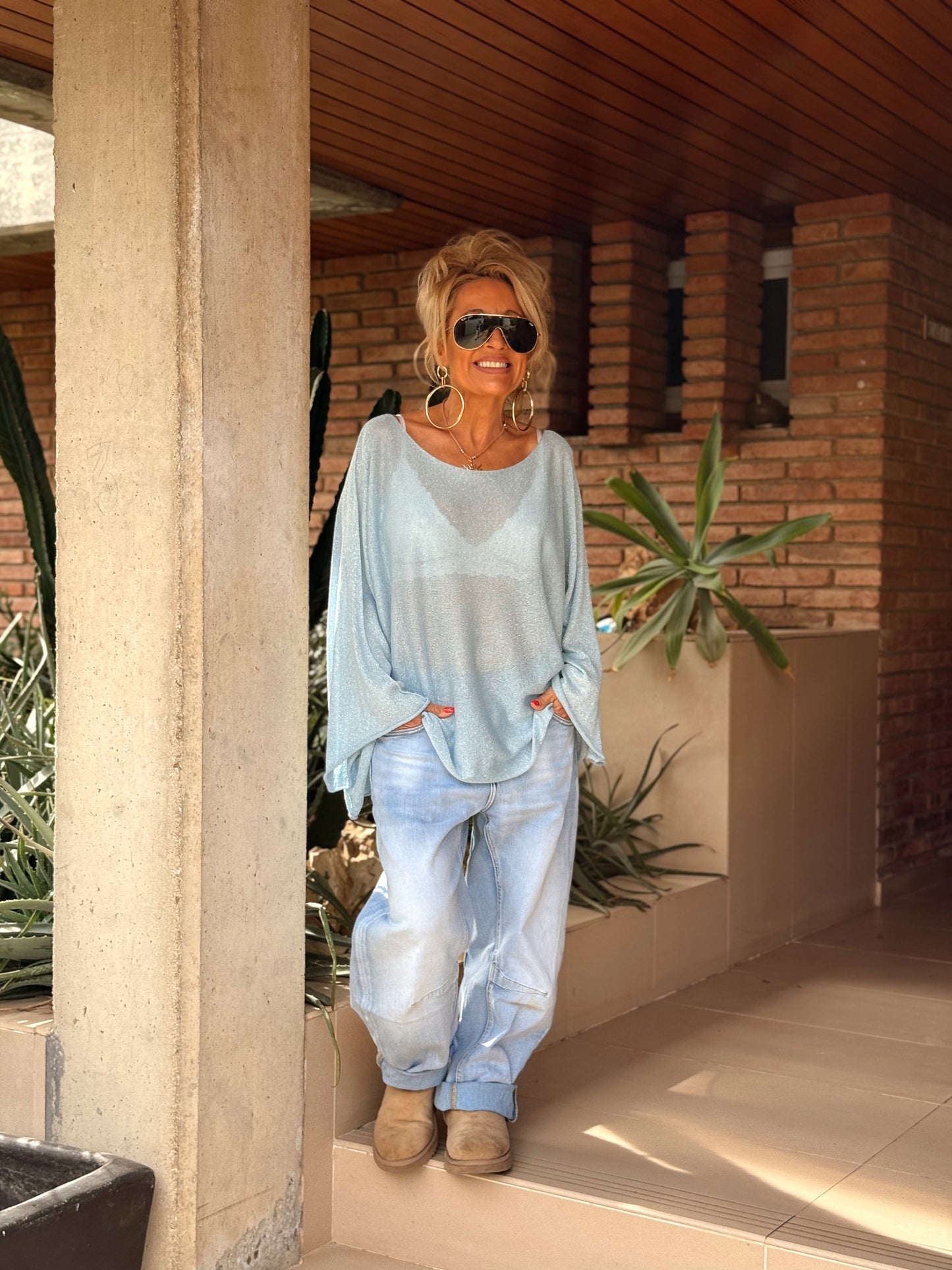 JERSEY BRILLANTE SUPER OVERSIZE ARLETTE MULTICOLOR