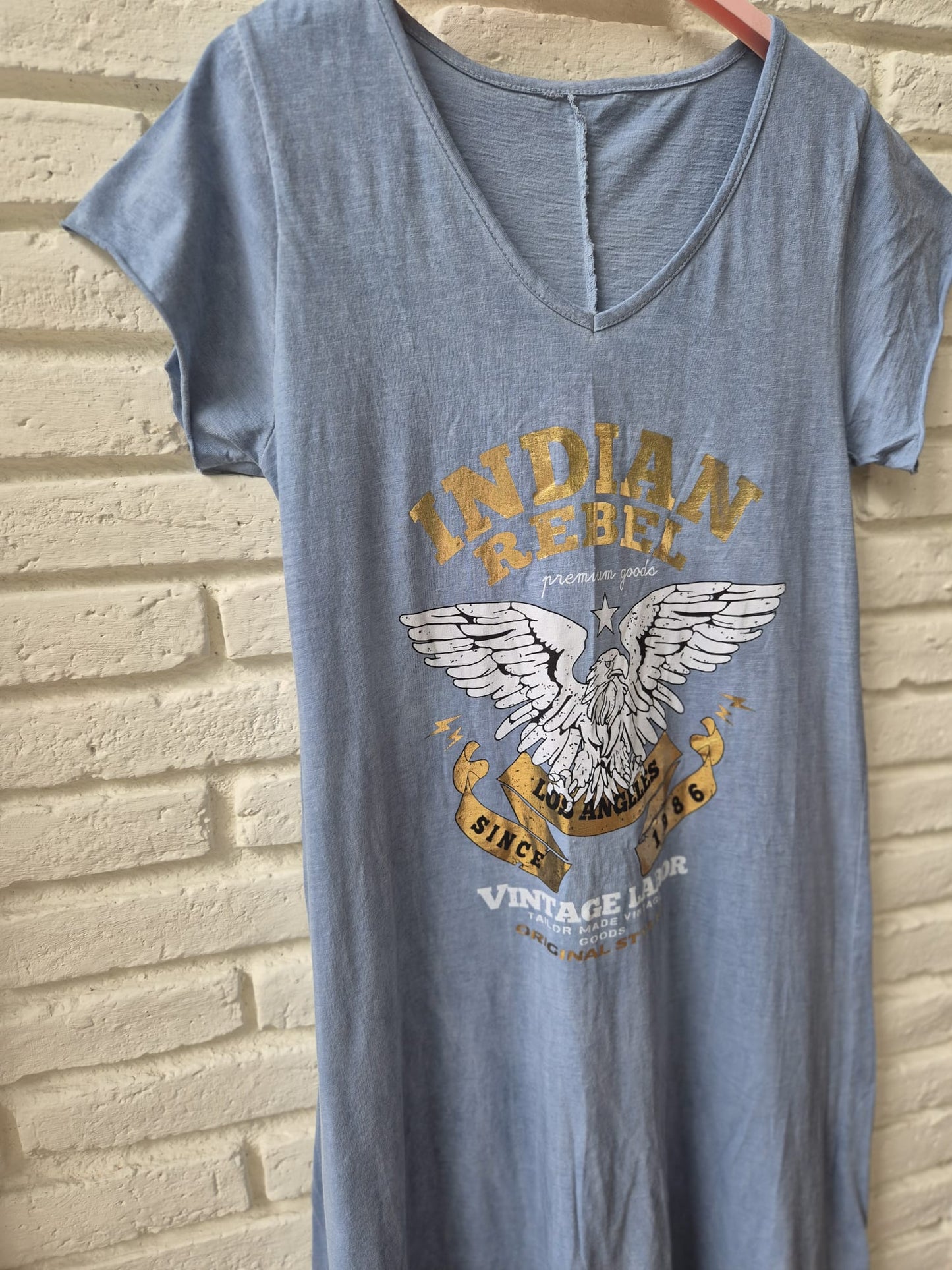 VESTIDO INDIAN REBEL AZUL