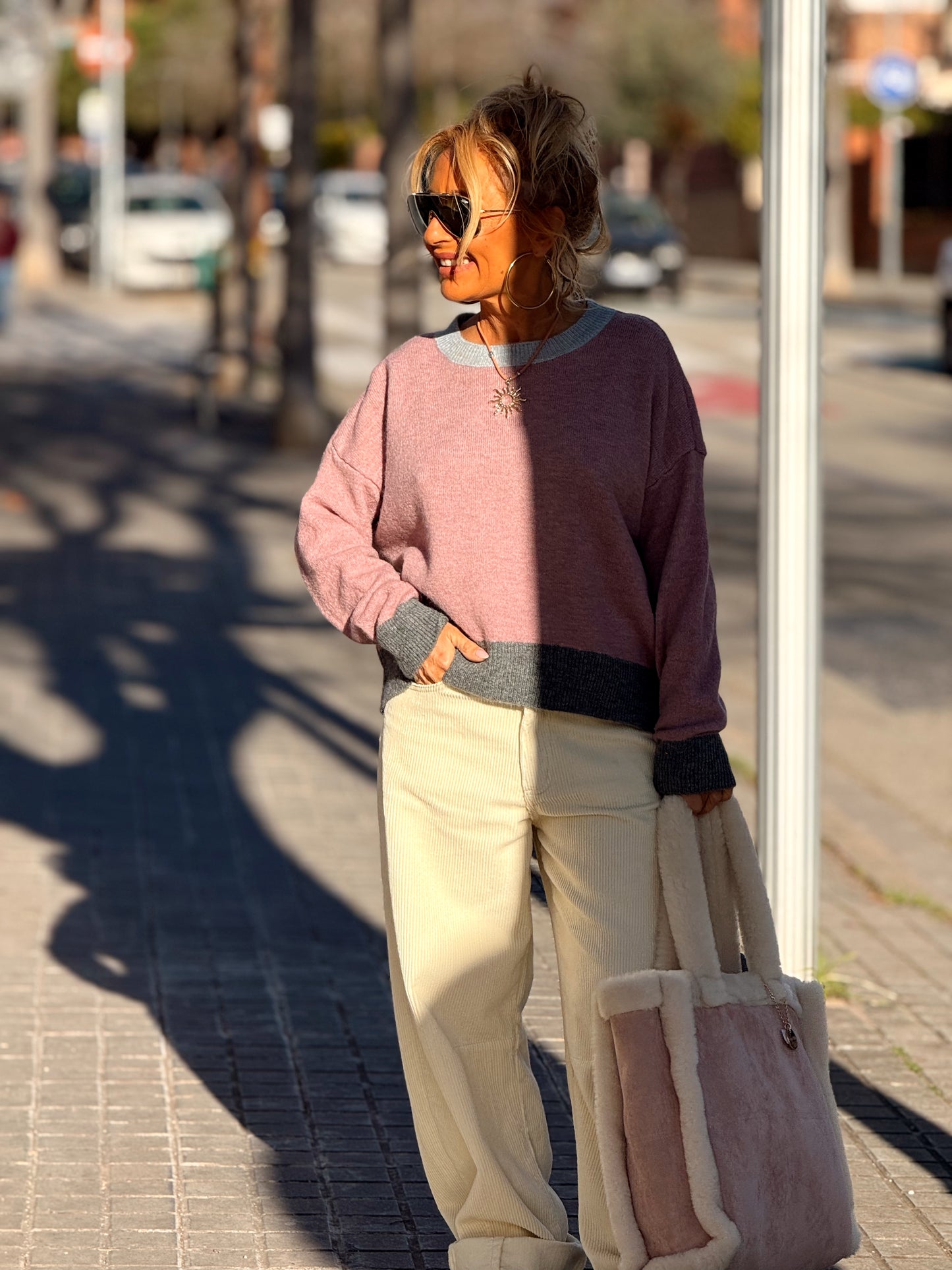 JERSEY DE PUNTO BEATRIZ MULTICOLOR