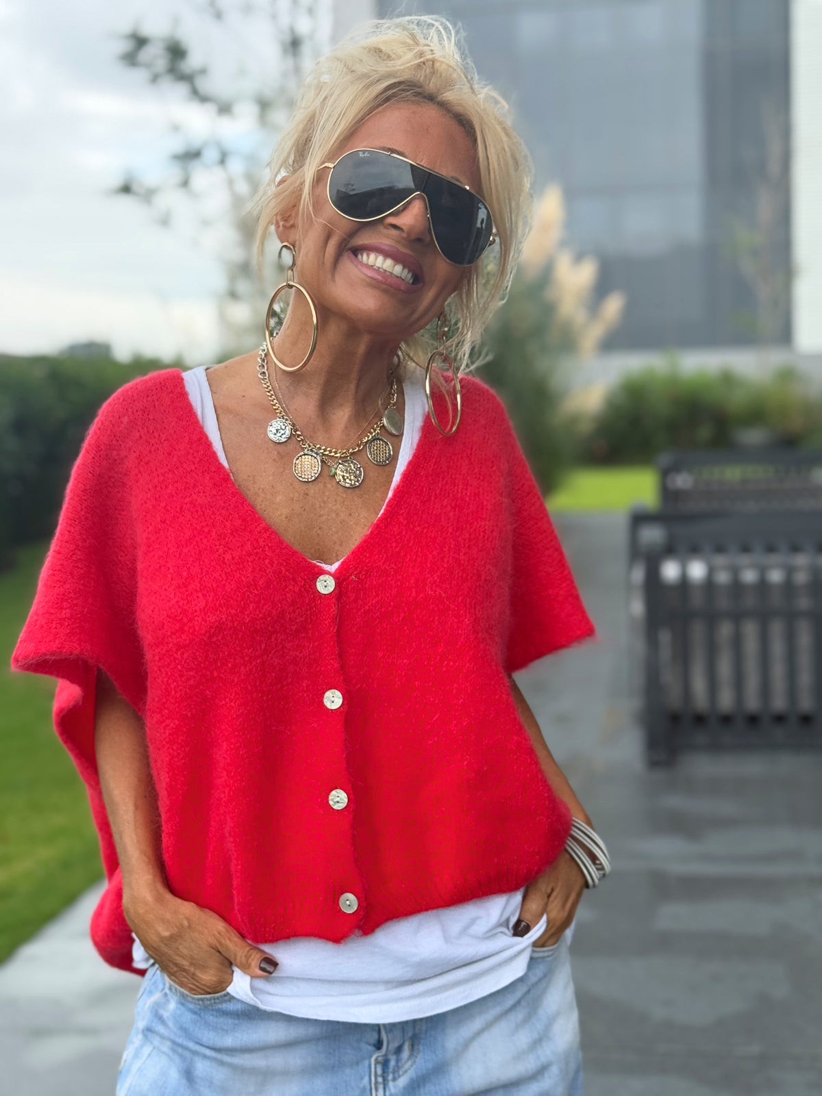 CHALECO OVERSIZE MARIANA MULTICOLOR