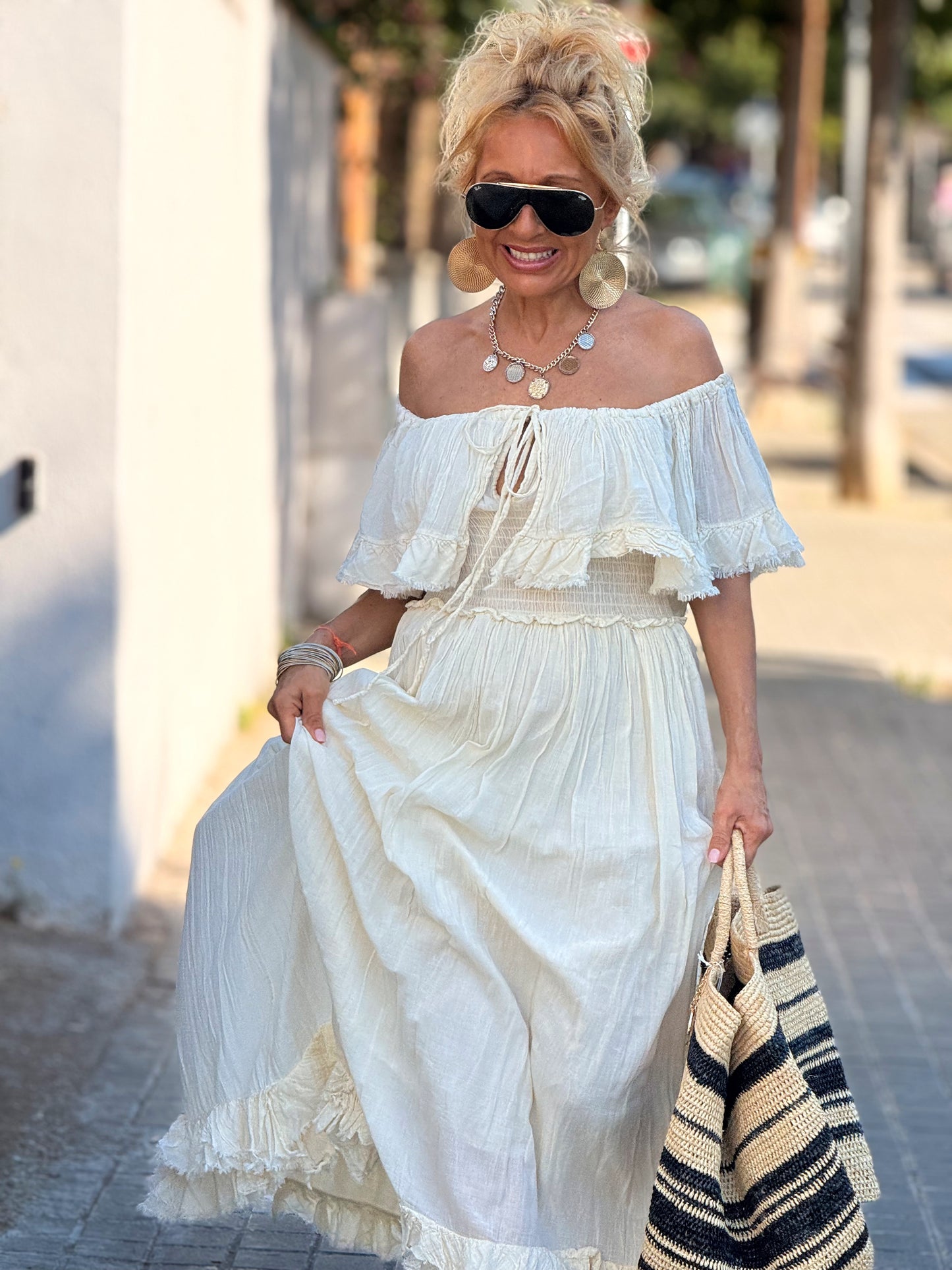 VESTIDO BOHO MULTICOLOR