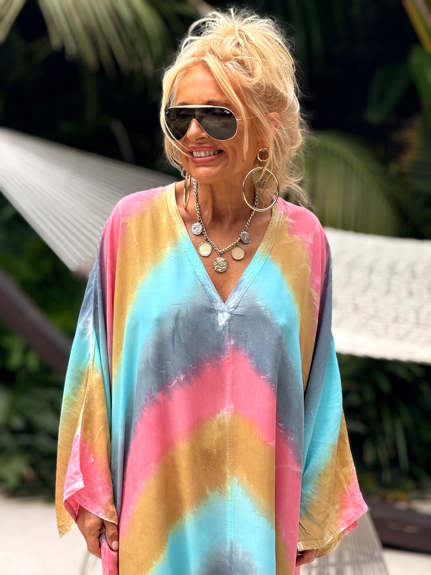 VESTIDO OVERSIZE IBIZA MULTICOLOR