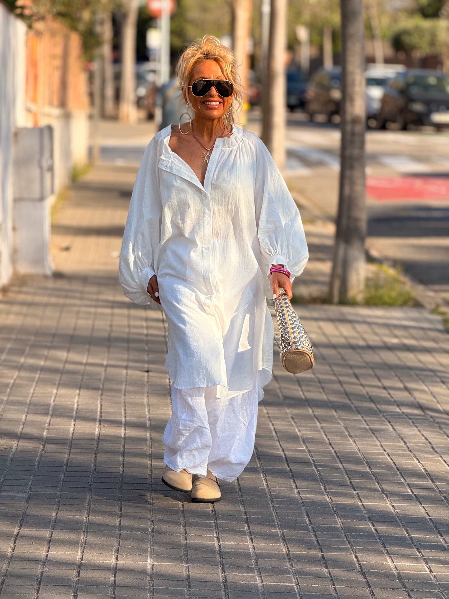 VESTIDO OVERSIZE NINA MULTICOLOR
