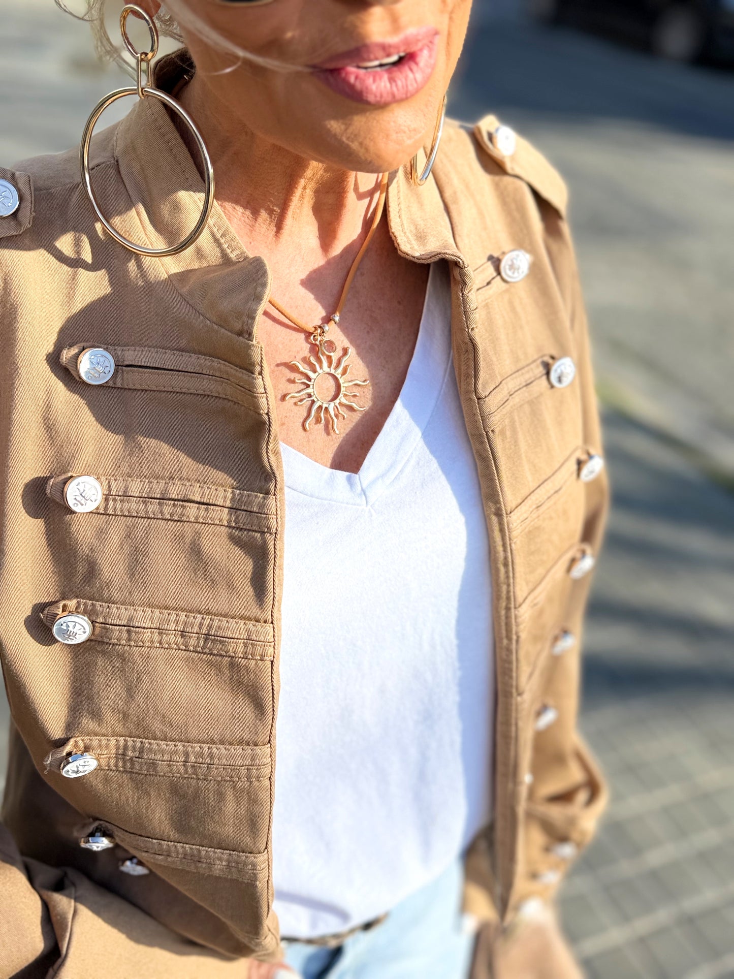 CHAQUETA CORTA COLONIAL MULTICOLOR