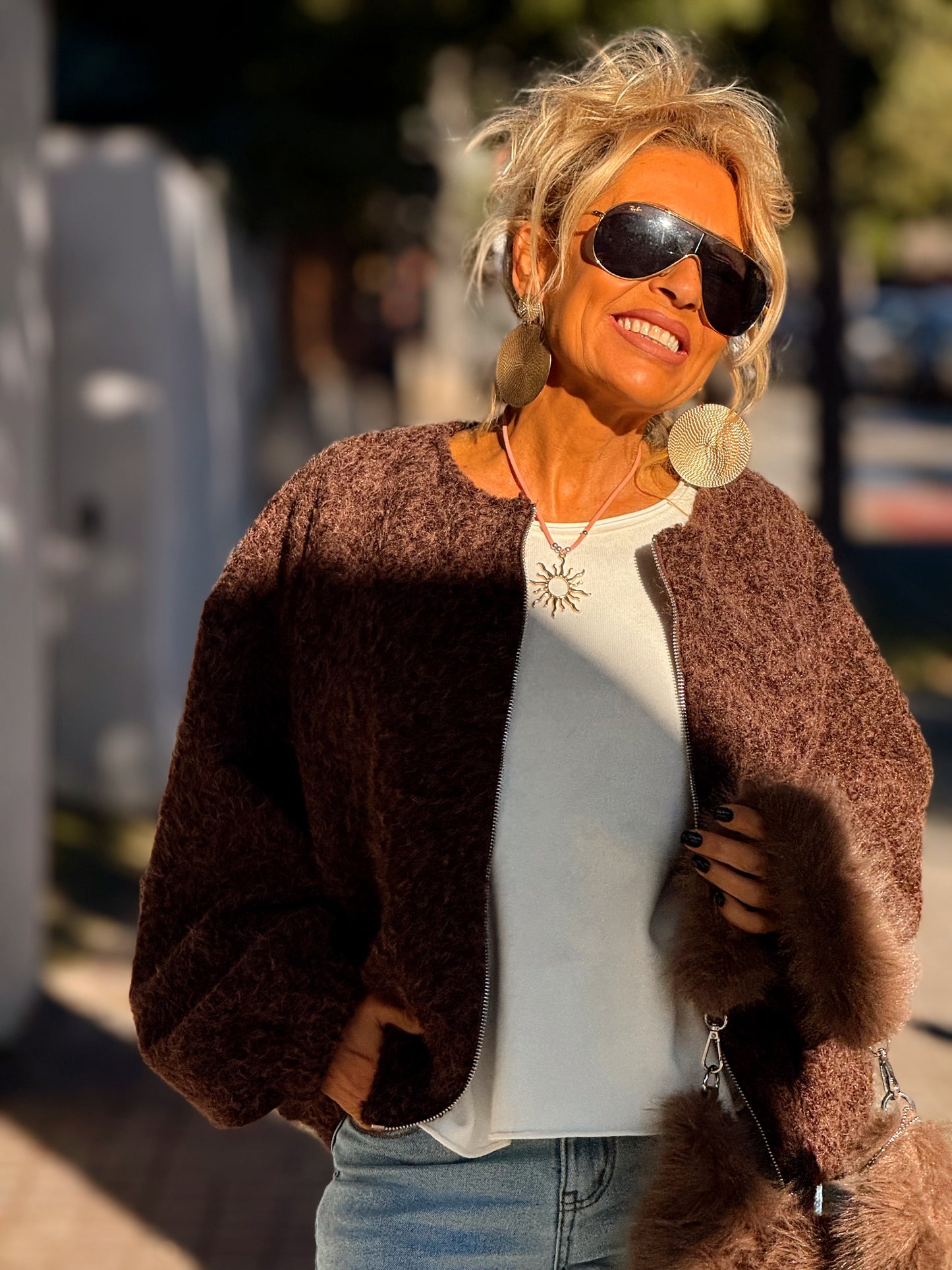 BOMBER DELIA MULTICOLOR