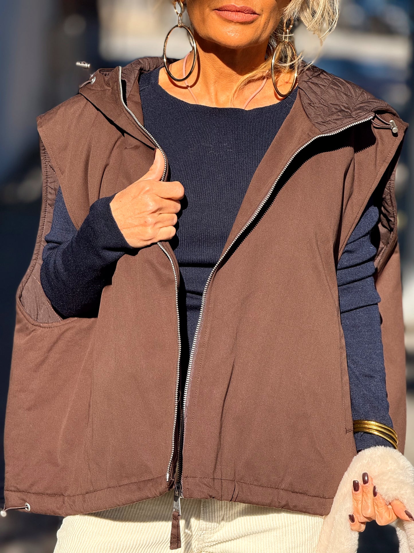 CHALECO SUPER OVERSIZE MARIO MULTICOLOR