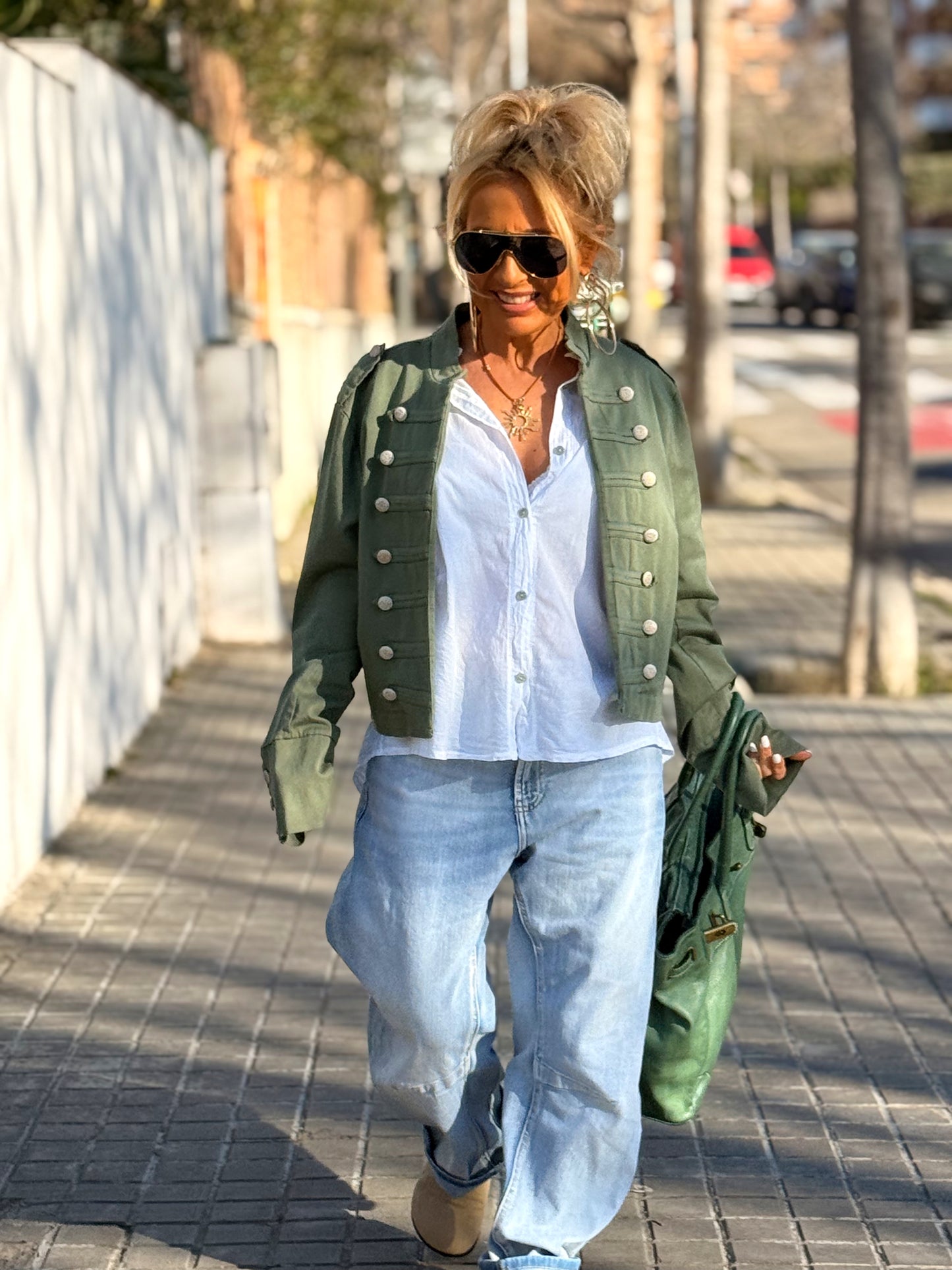 CHAQUETA CORTA COLONIAL MULTICOLOR