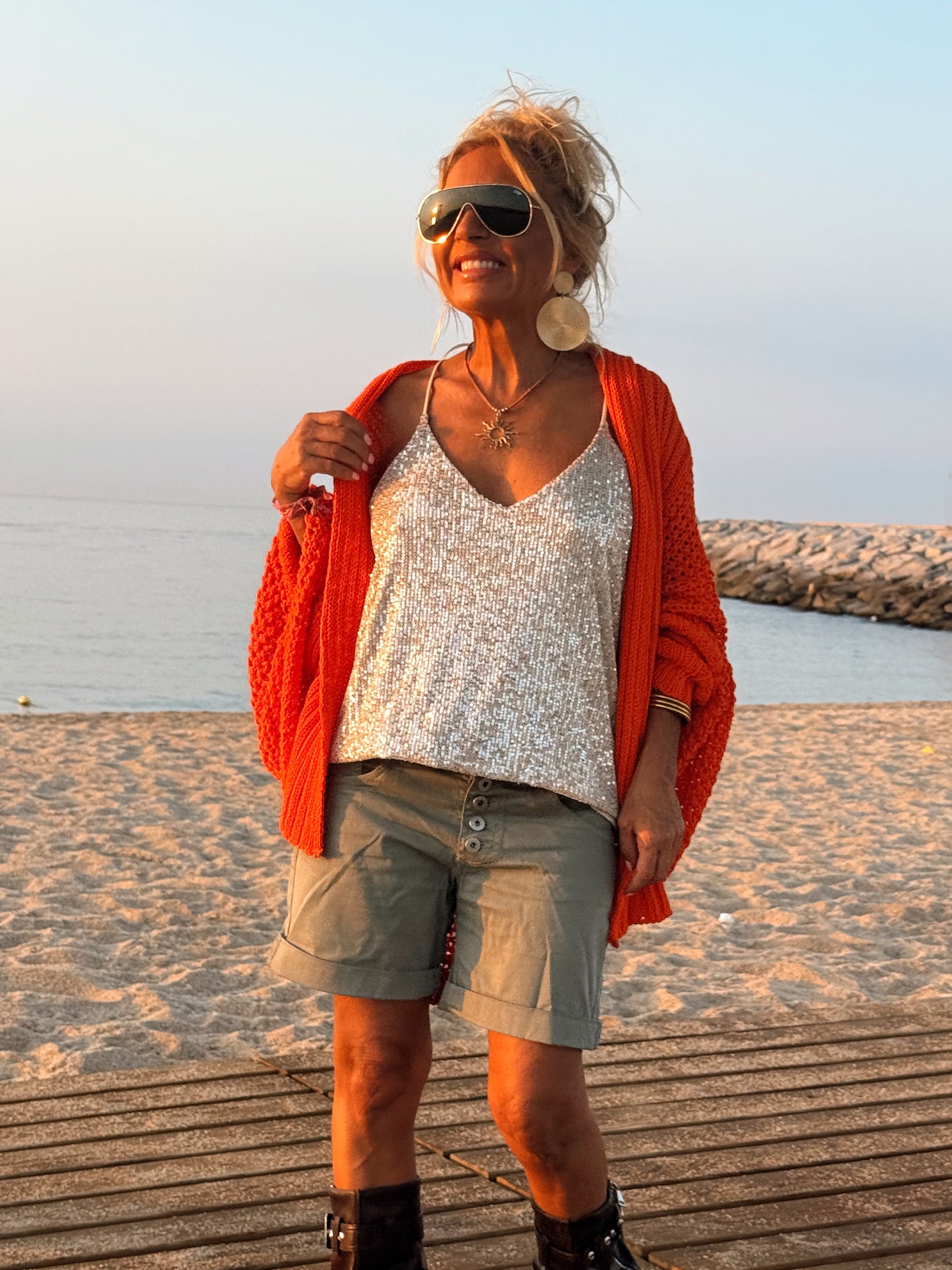 CHAQUETA AGUJERO SABINE MULTICOLOR