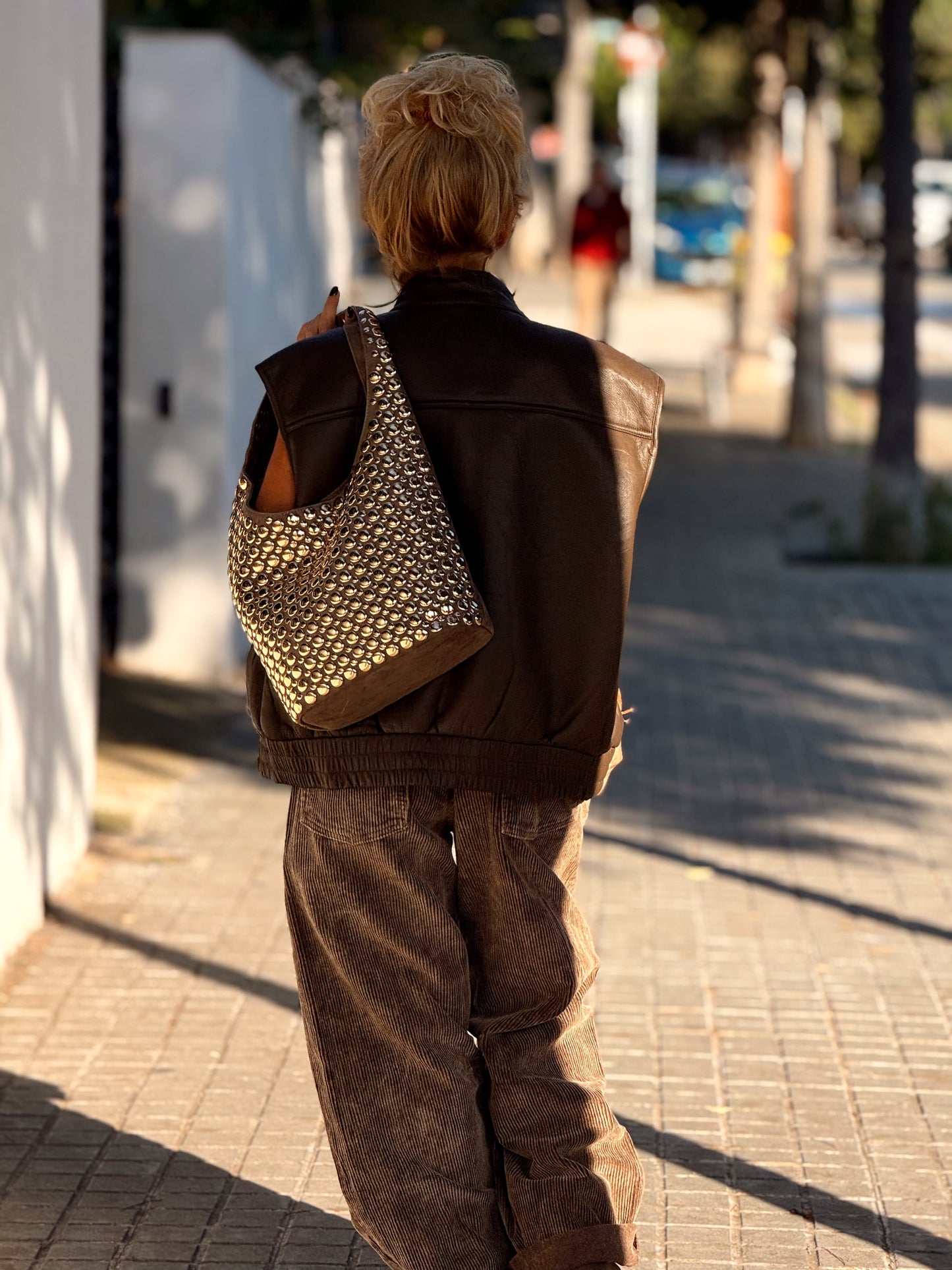 PANTALON DE PANA JOYCE MULTICOLOR