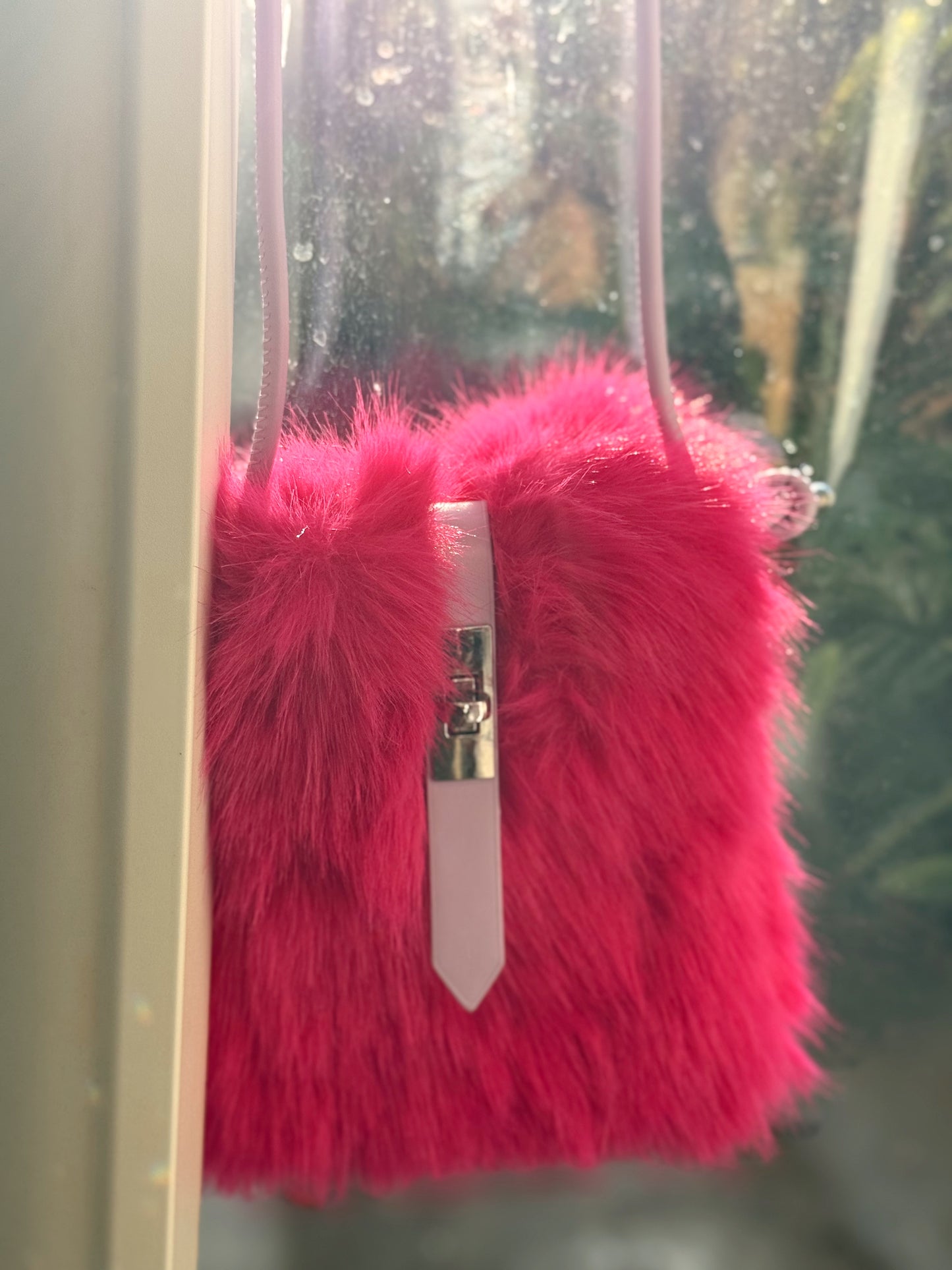 BOLSILLO DE OMBRO PELO SINTÉTICO MULTICOLOR