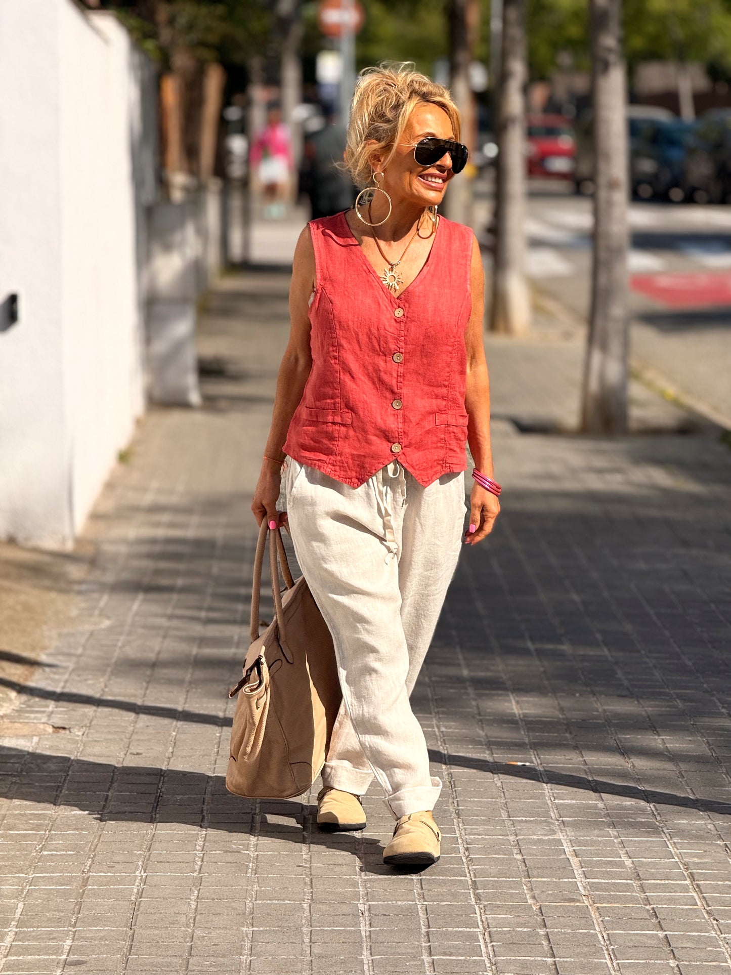 CHALECO ANOUK MULTICOLOR