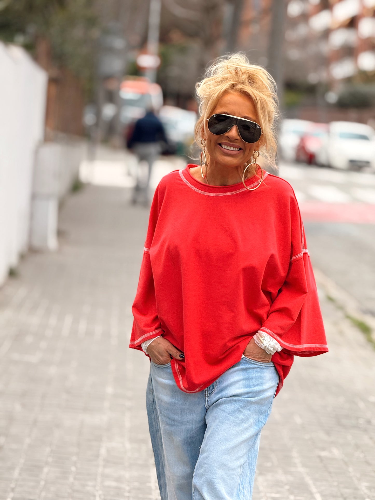 CAMISETA OVERSIZE RITA MULTICOLOR