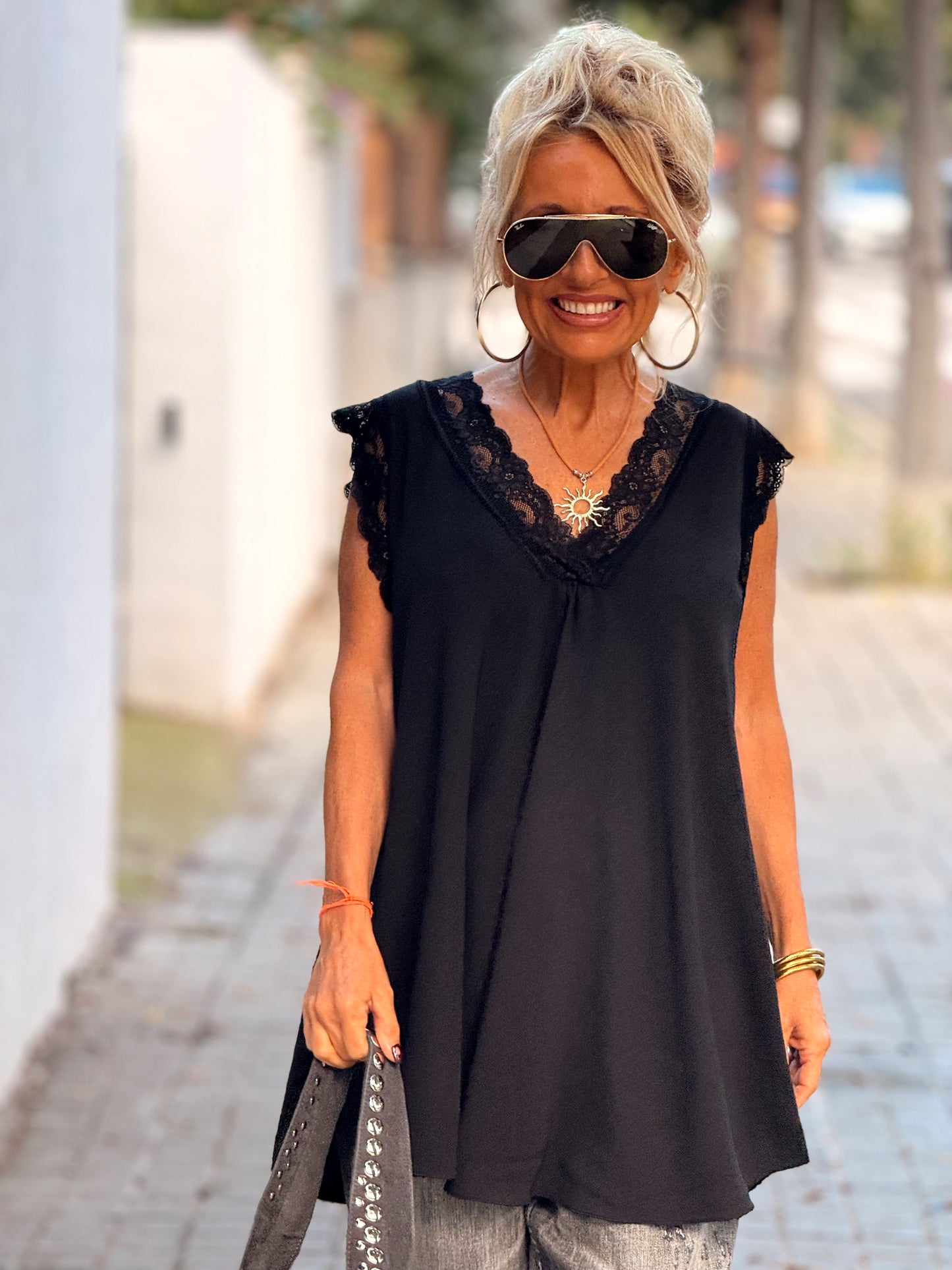 TOP LENCERO SUPER OVERSIZE MAGALY MULTICOLOR