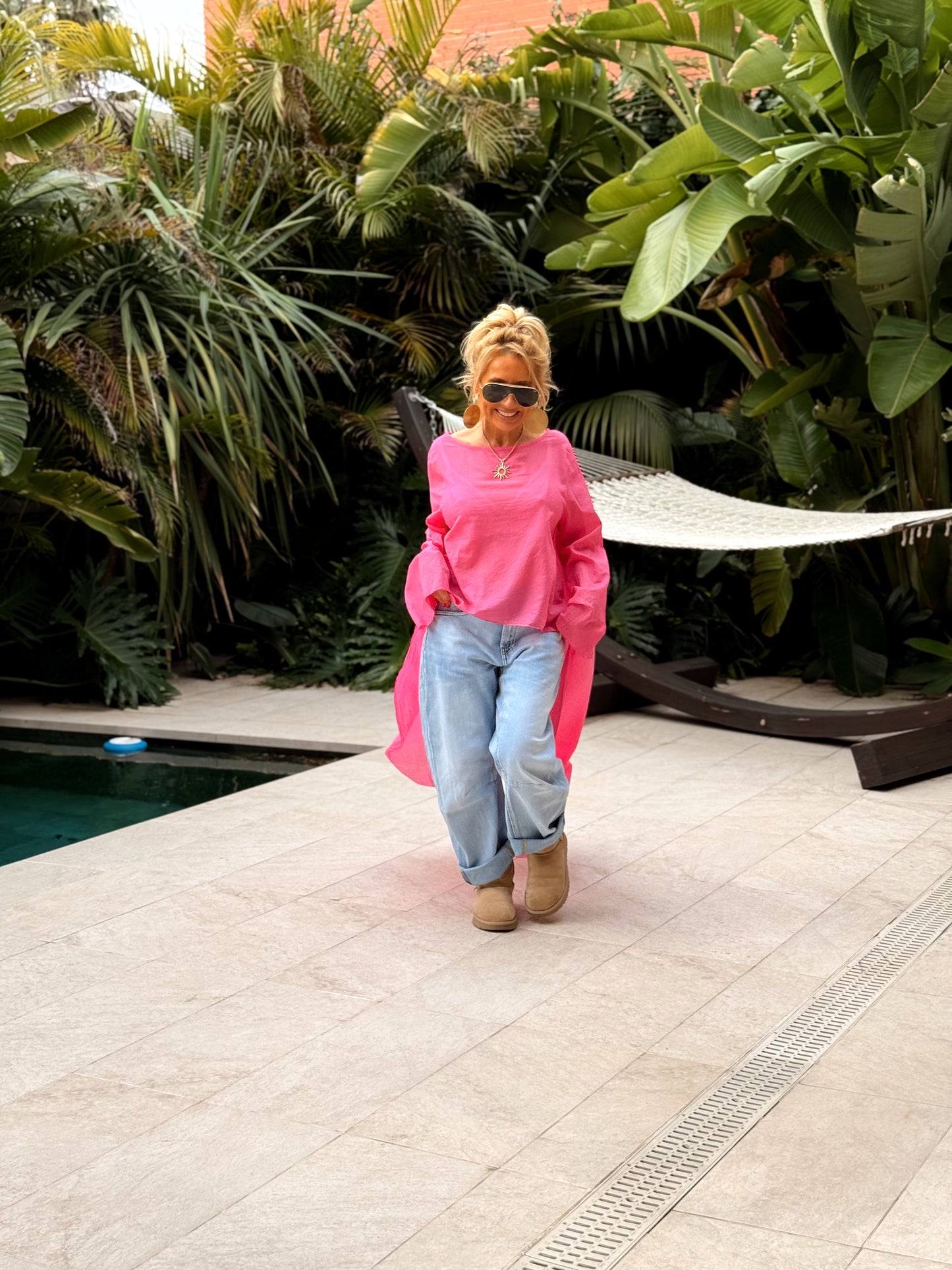 BLUSA ASIMÉTRICA ROSARIO MULTICOLOR