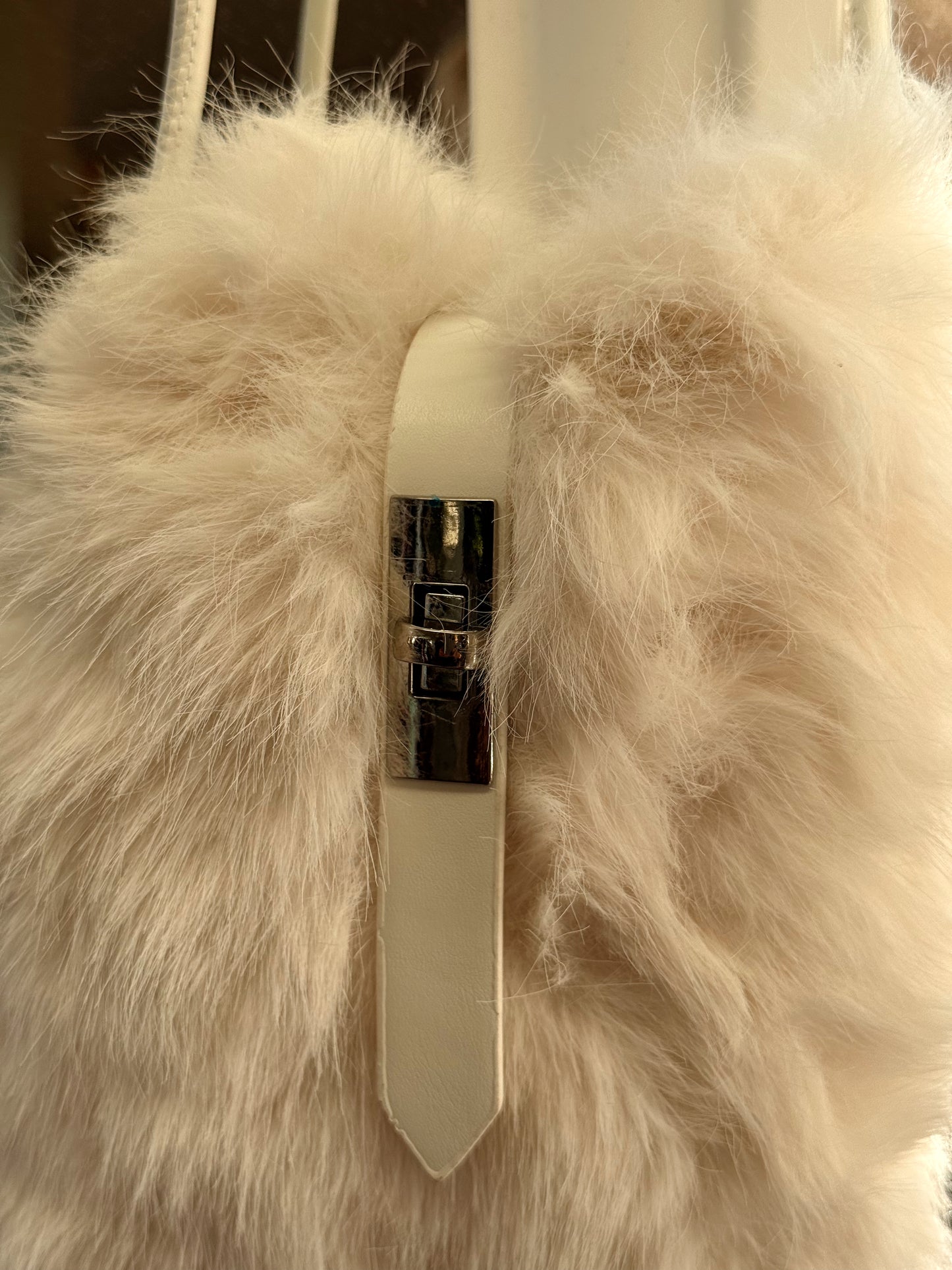 BOLSILLO DE OMBRO PELO SINTÉTICO MULTICOLOR