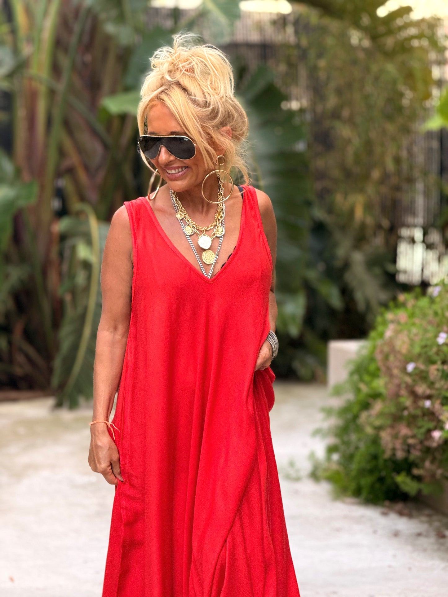 VESTIDO OVERSIZE AMANDINE MULTICOLOR