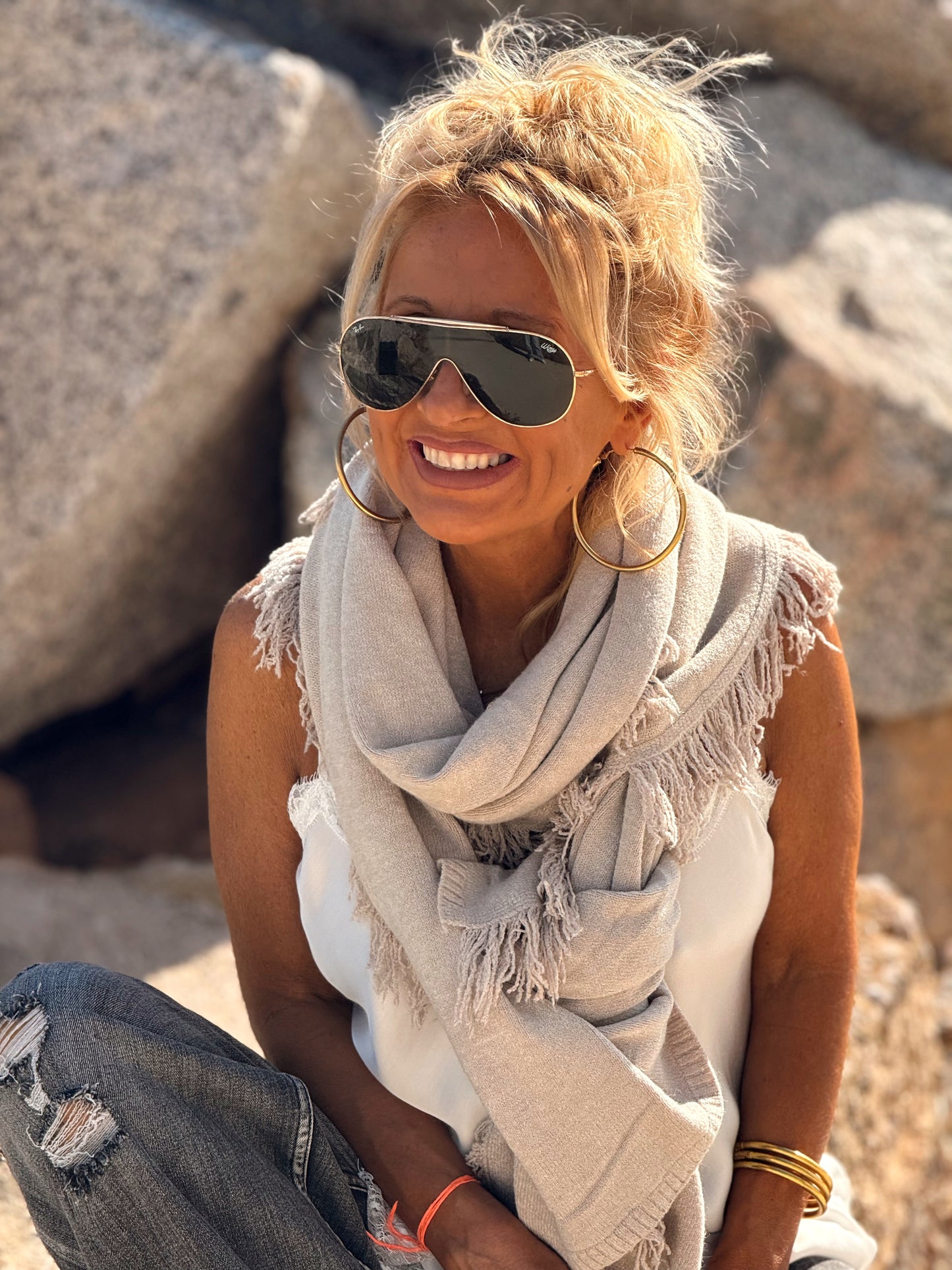 BUFANDA FLECOS CELINE MULTICOLOR