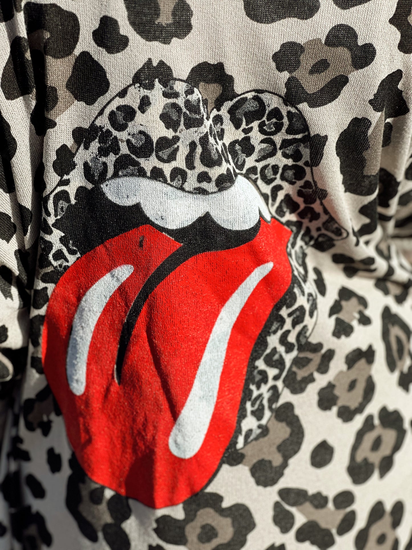 CHAQUETA ANIMAL PRINT ROLLING STONES BEIGE