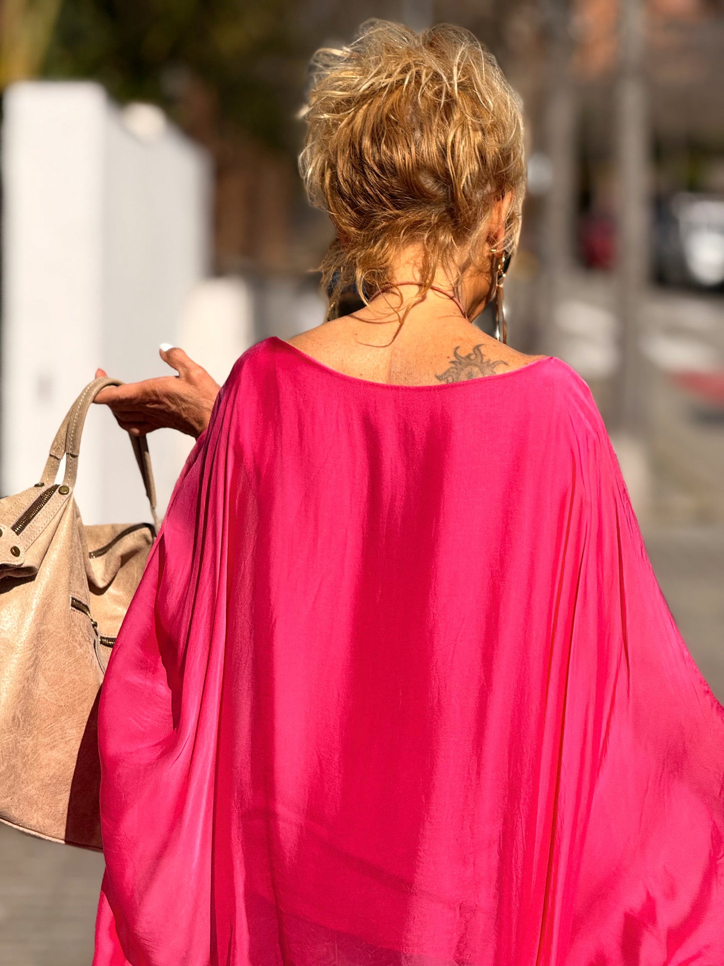 BLUSA CON TOP OVERSIZE ASIMÉTRICA NOA MULTICOLOR