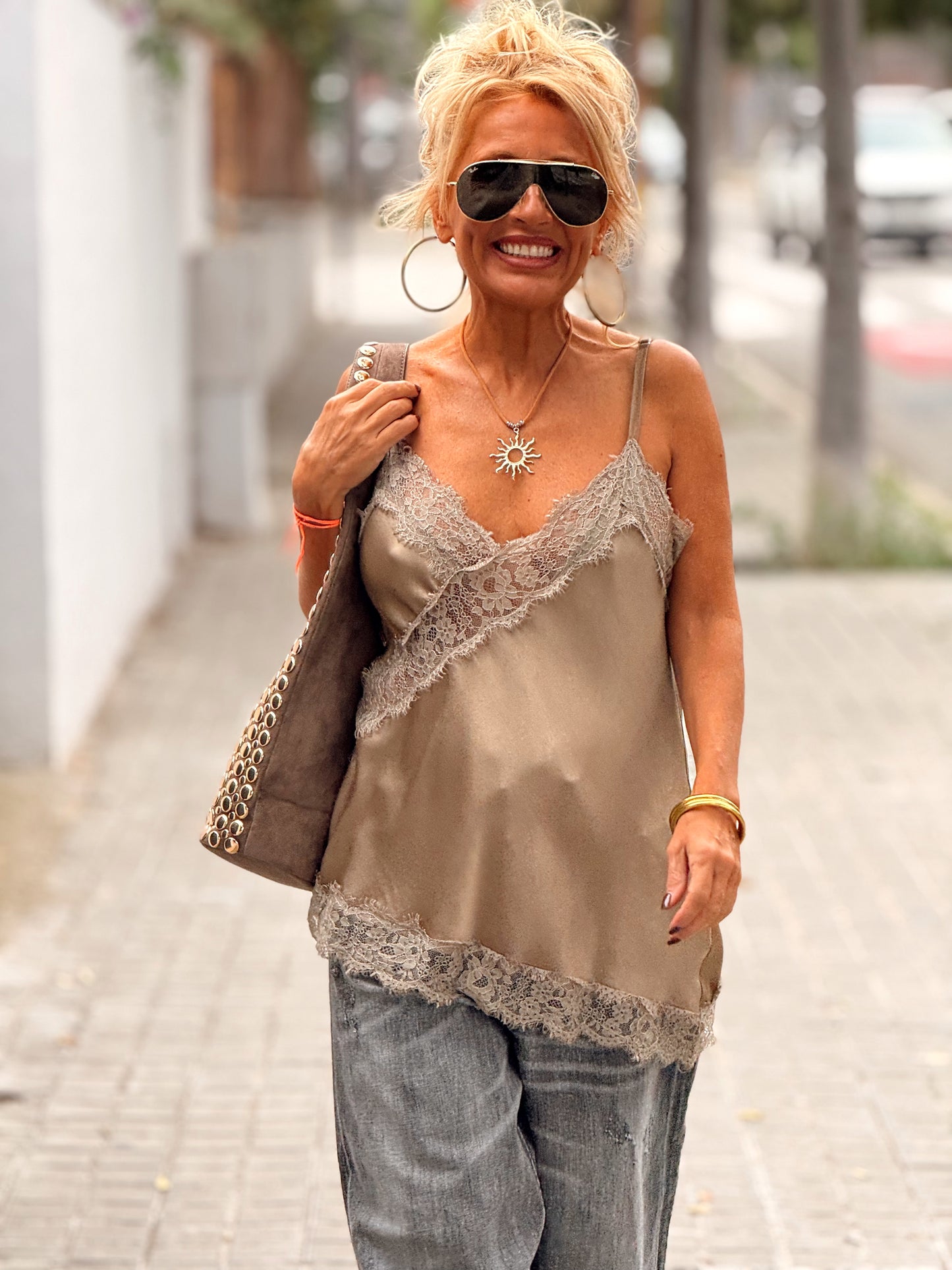 TOP LENCERO ASIMETRICO PAULINE MULTICOLOR