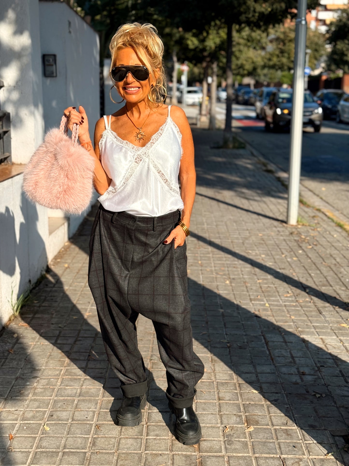 TOP LENCERO MICA BLANCO