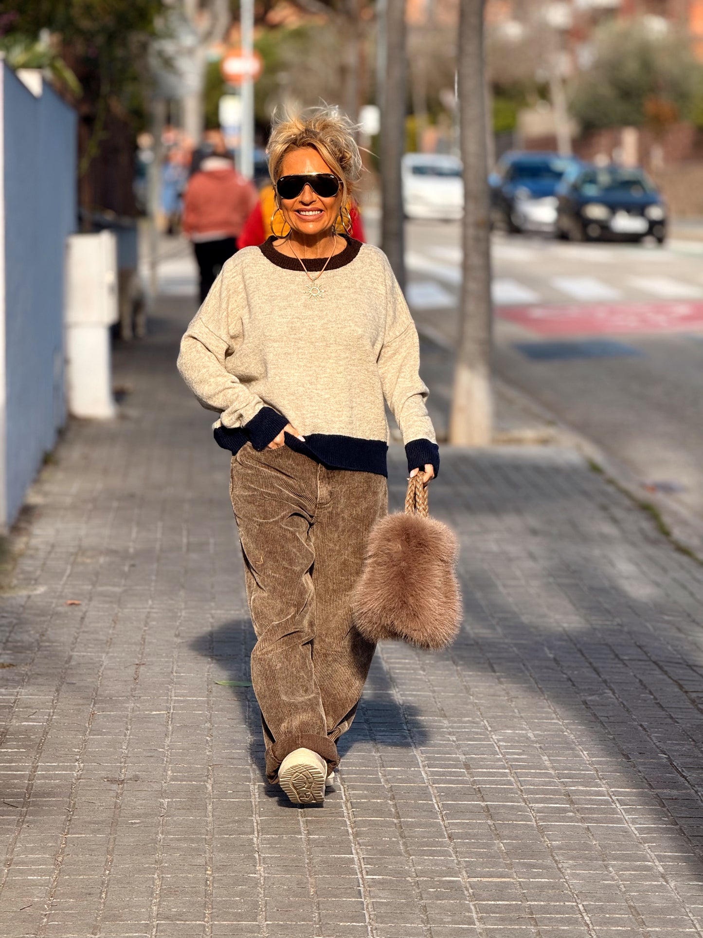 JERSEY DE PUNTO BEATRIZ MULTICOLOR