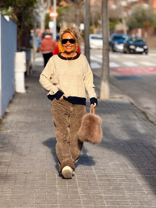 JERSEY DE PUNTO BEATRIZ MULTICOLOR