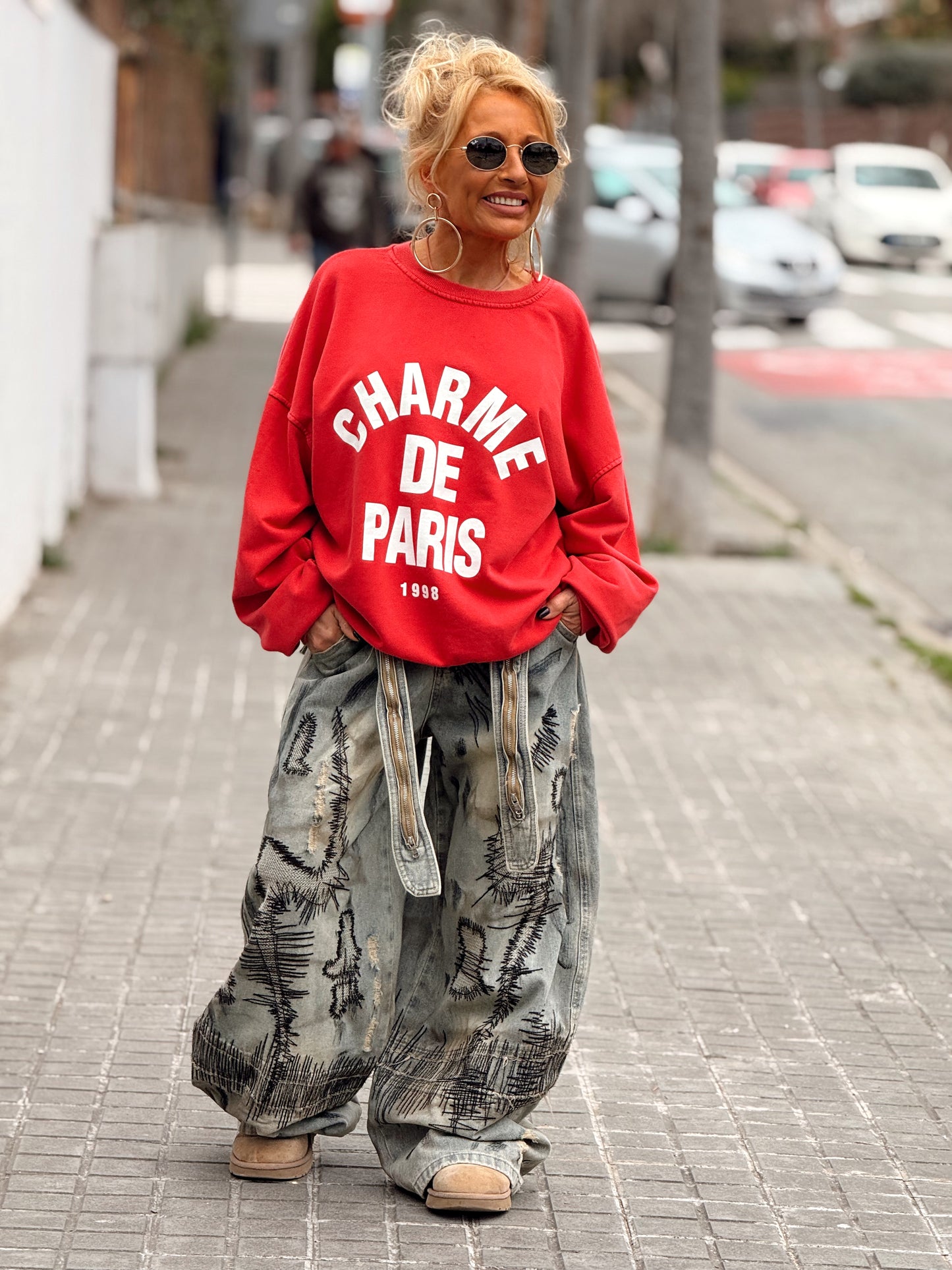 SUDADERA CHARME FRESA