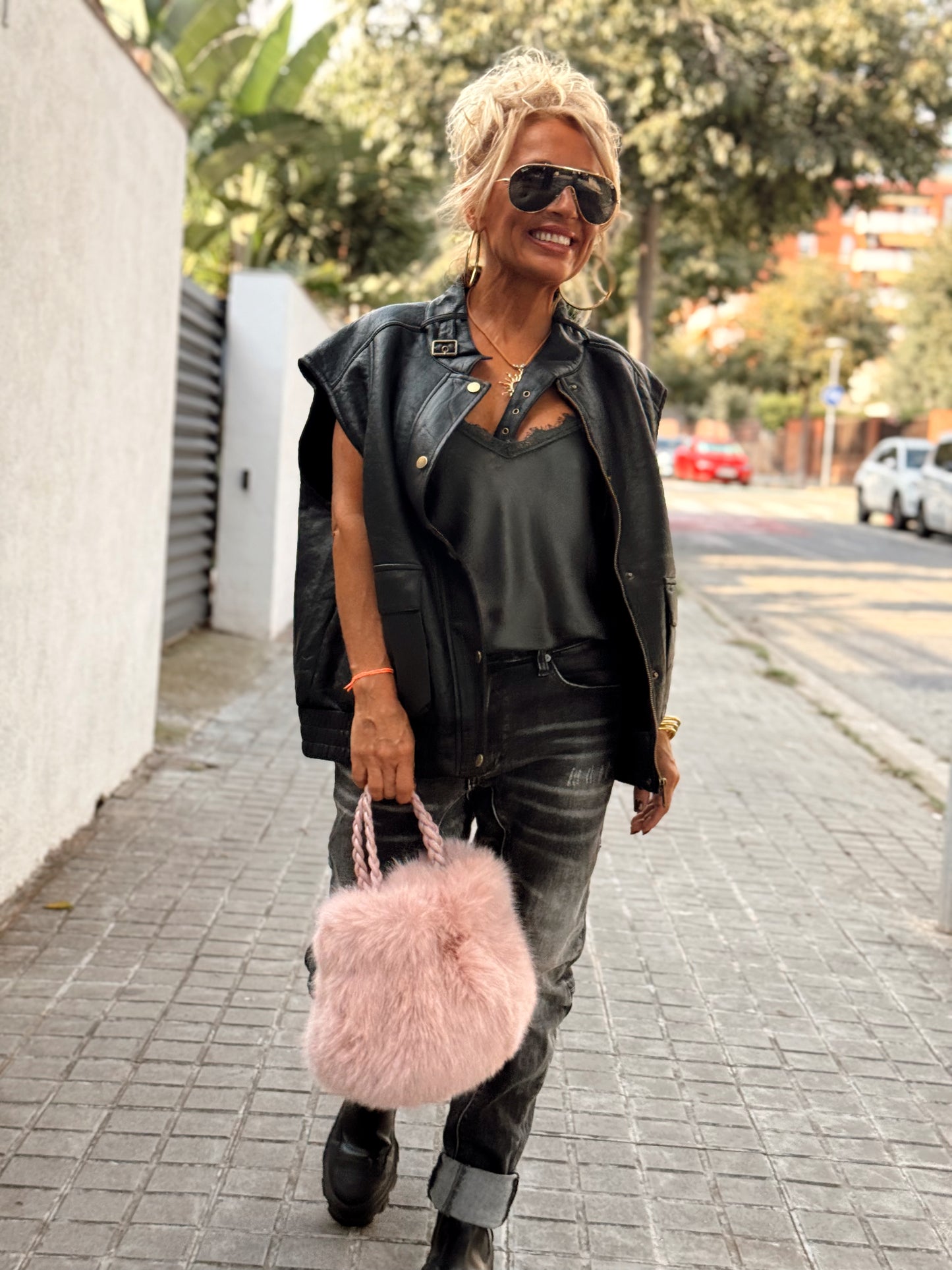 CHALECO POLIPIEL LEONARDO MULTICOLOR