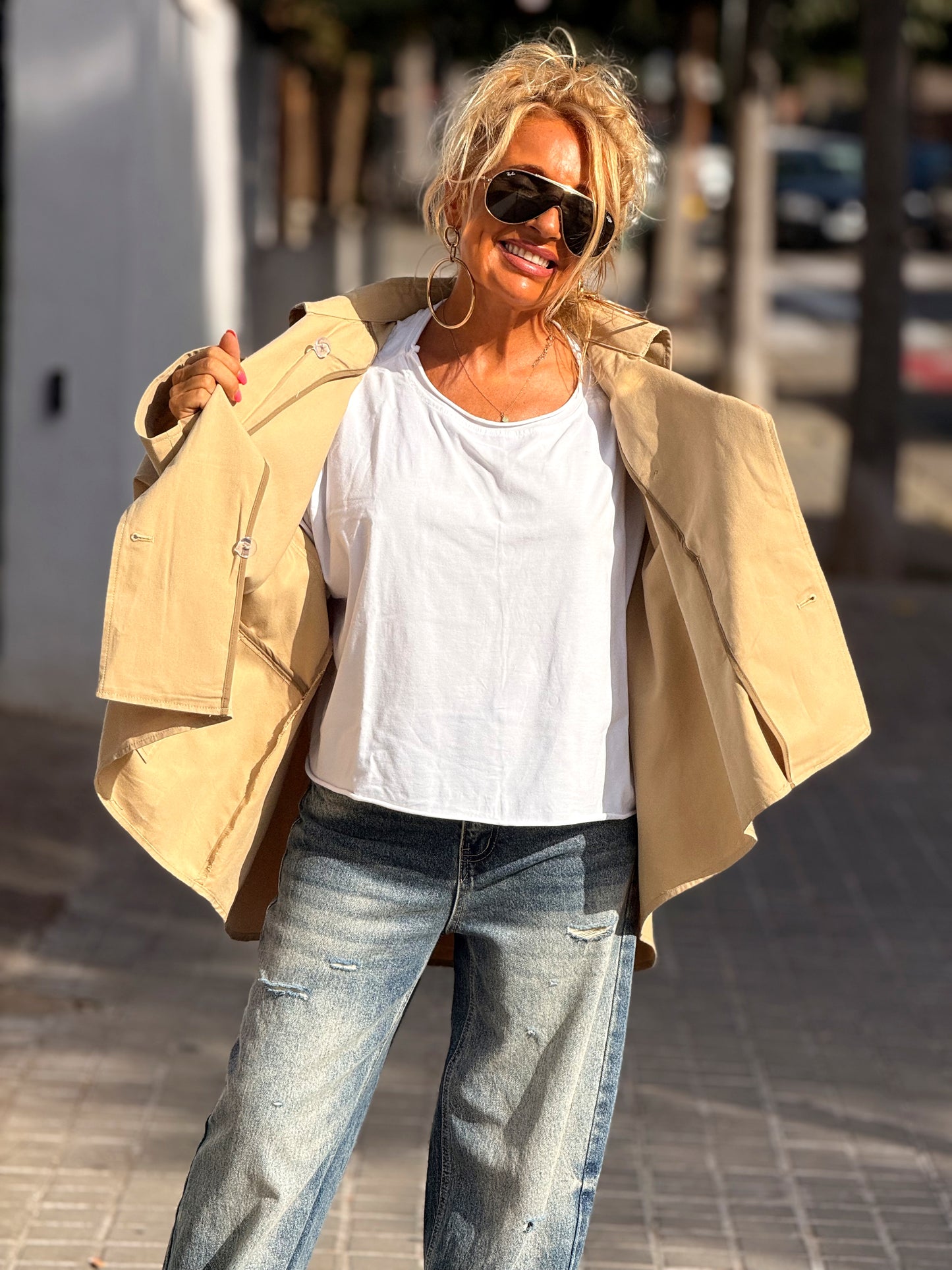 CHAQUETA OVERSIZE EVA MULTICOLOR