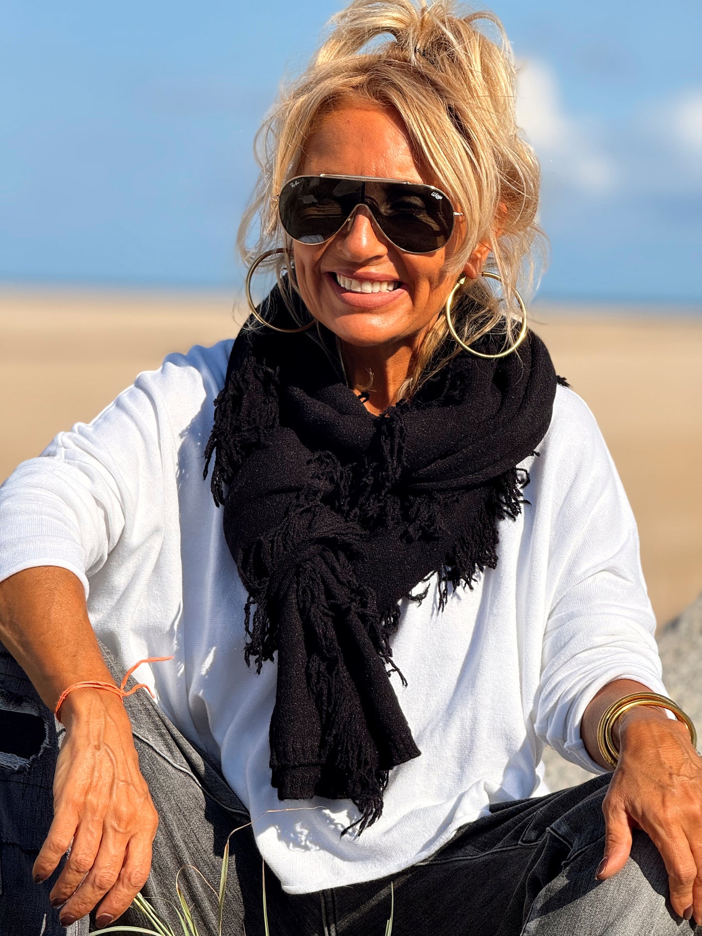 BUFANDA FLECOS CELINE MULTICOLOR