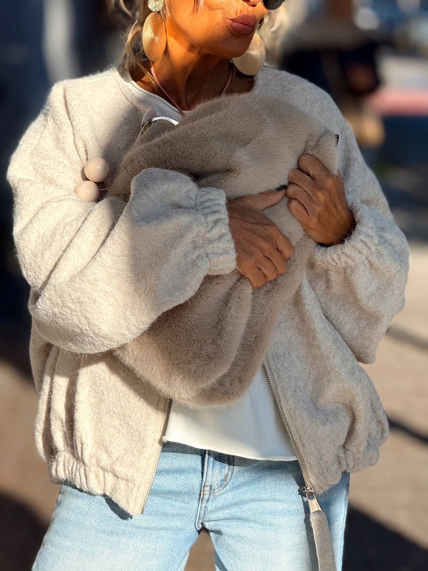 BOMBER DELIA MULTICOLOR