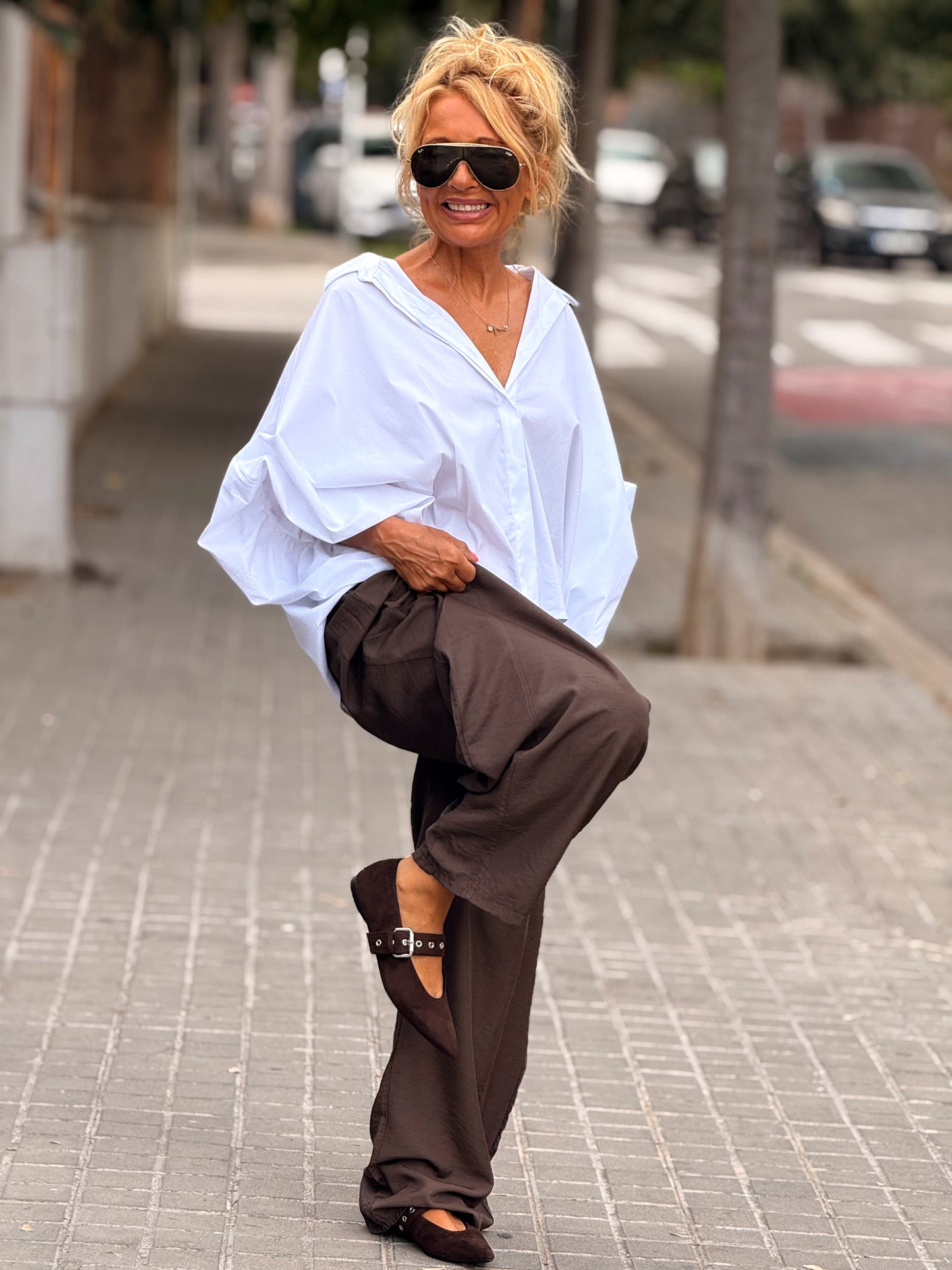 PANTALON OVERSIZE MAGALY MULTICOLOR