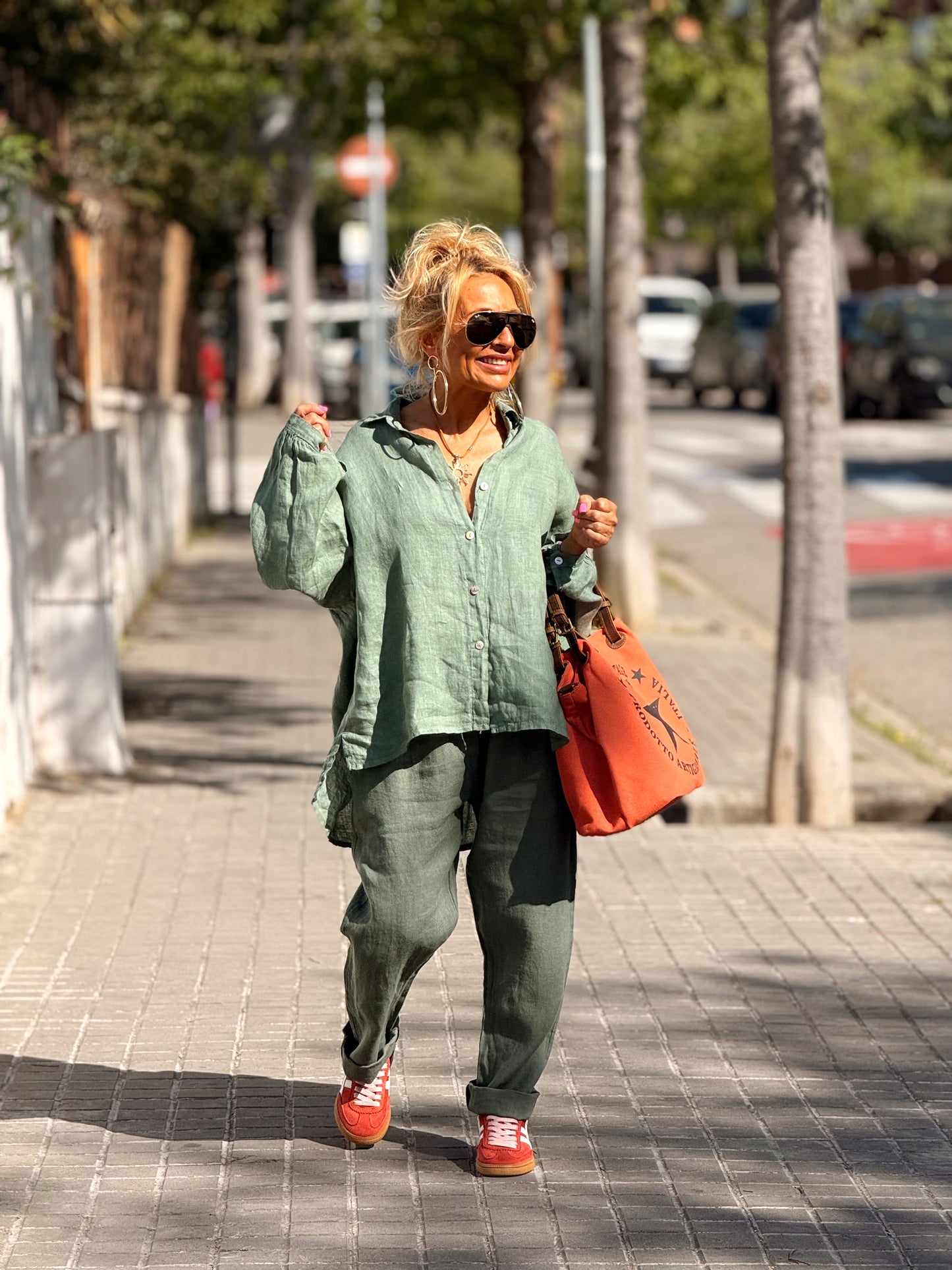 PANTALON LINO MANU