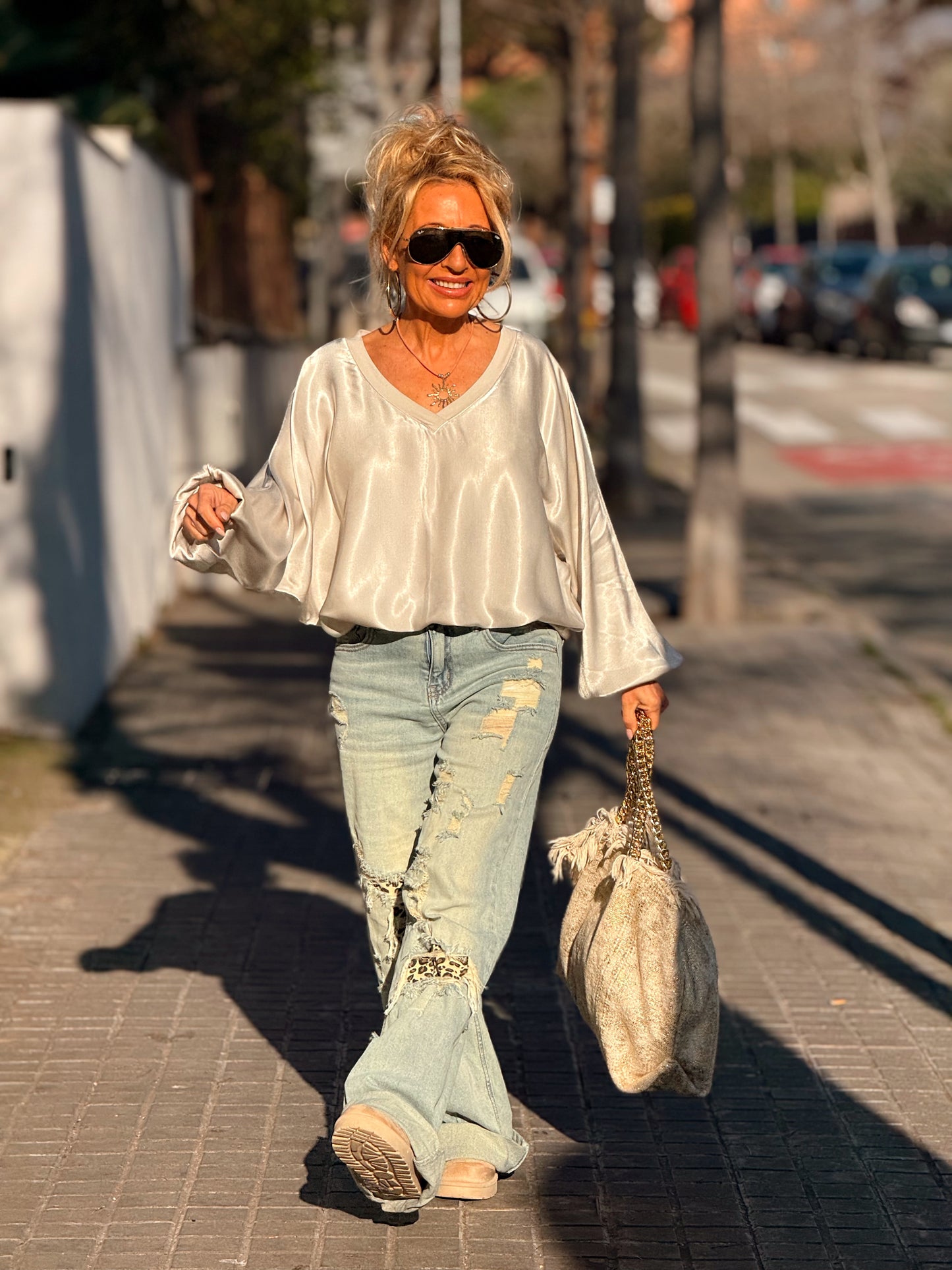 BLUSA OVERSIZE ZIGGY MULTICOLOR