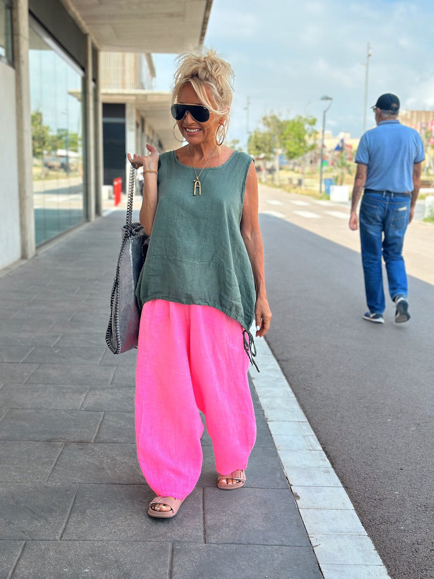 BLUSA LINO ARTHUR MULTICOLOR