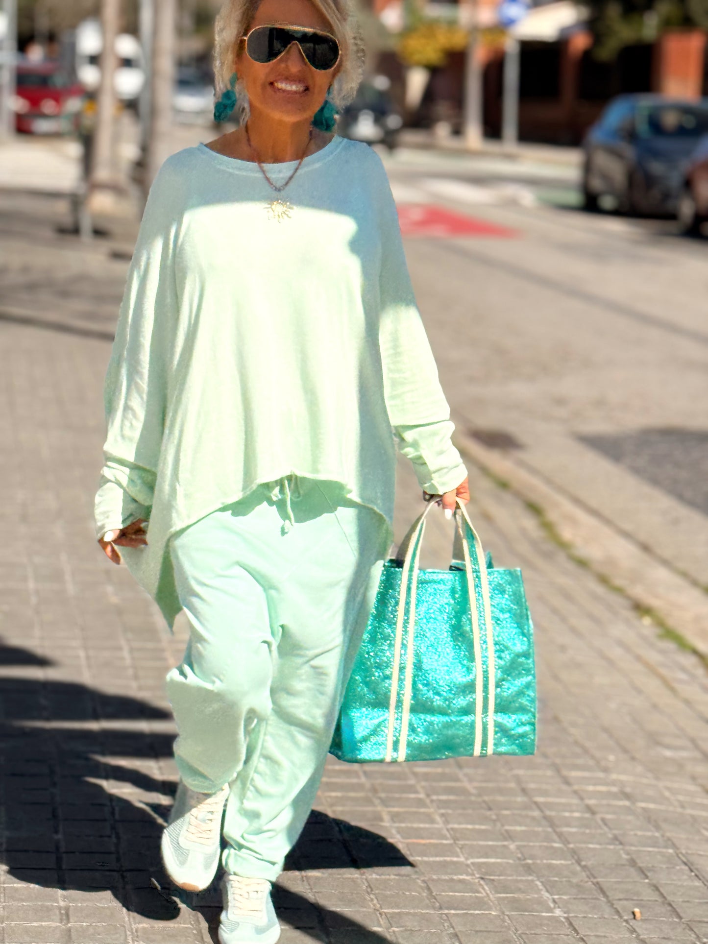 BOLSO BRILLANTE FARO MULTICOLOR