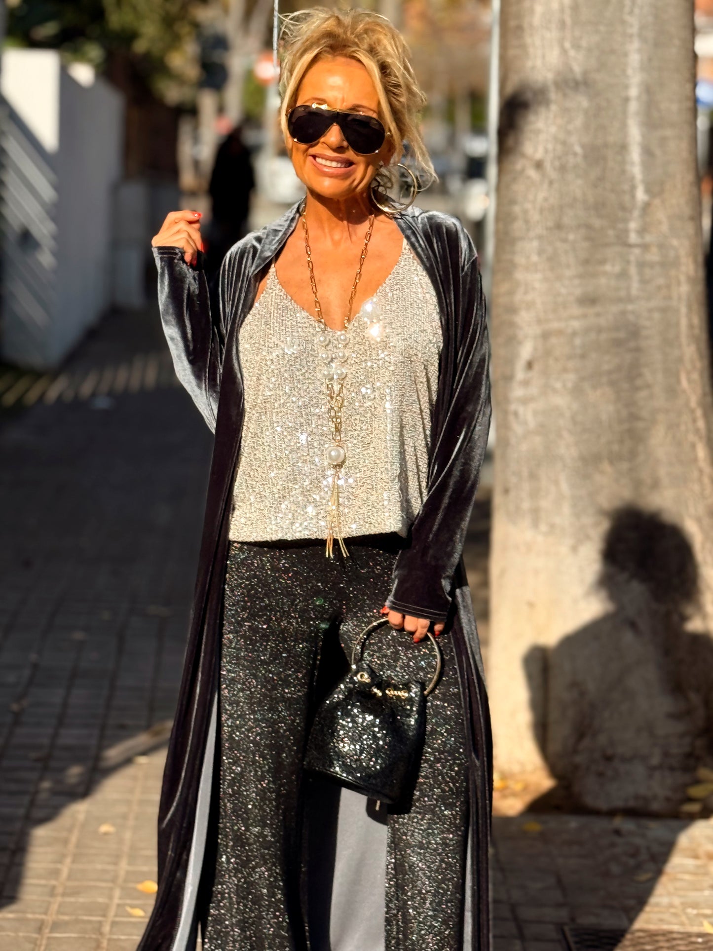 KIMONO LARGO OVERSIZE TERCIOPELO MULTICOLOR