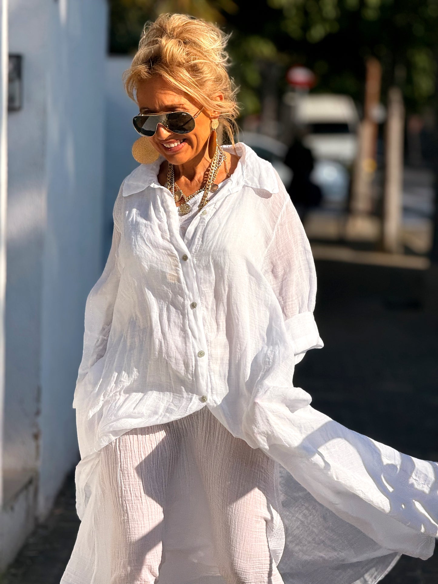 VESTIDO-CAMISA DOBLE ZAIRA MULTICOLOR