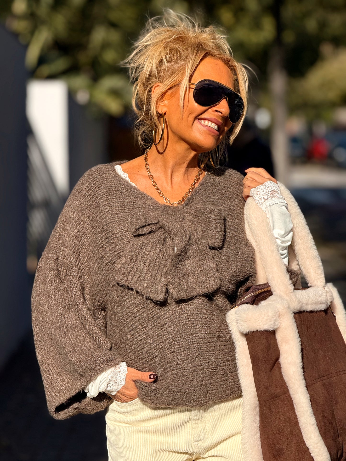 JERSEY CON LAZO MULTICOLOR