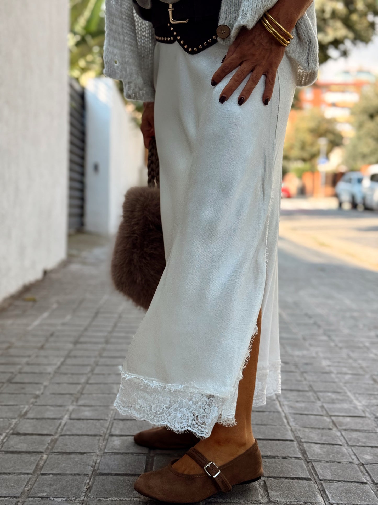 FALDA LENCERO MILA MULTICOLOR