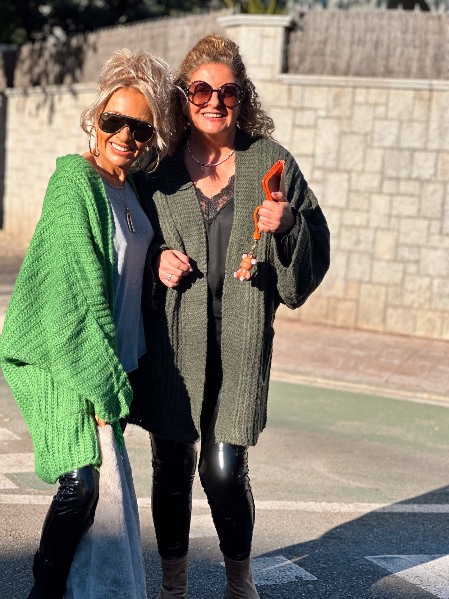 CHAQUETA DE PUNTO NATALIA KAKI